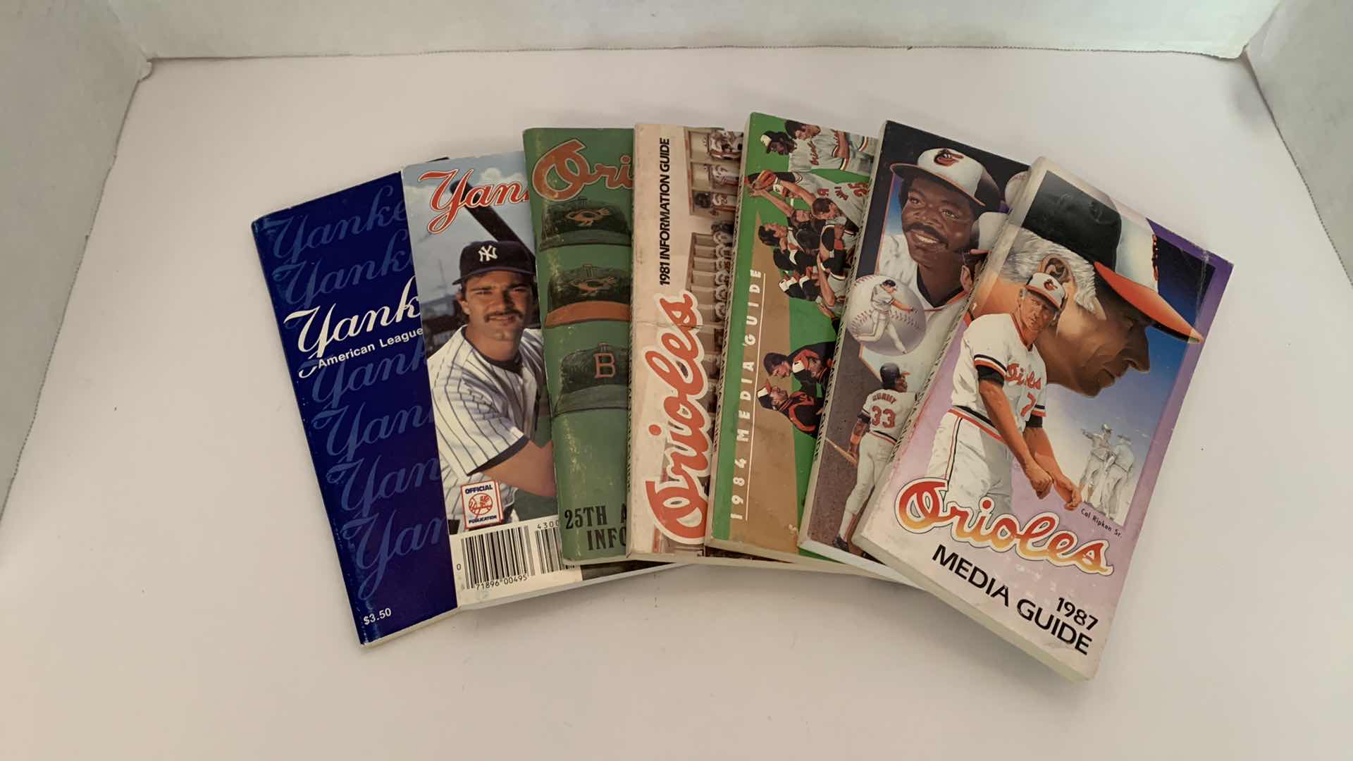 Photo 1 of SET OF ORIOLES AND YANKEES INFORMATION GUIDES