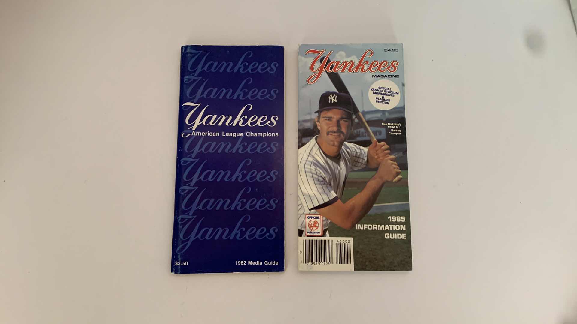 Photo 2 of SET OF ORIOLES AND YANKEES INFORMATION GUIDES