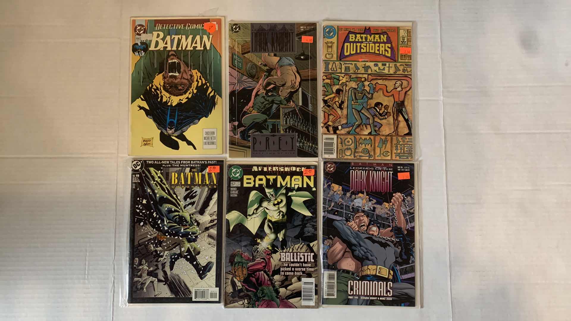 Photo 1 of SET OF 6 DC COMICS: BATMAN