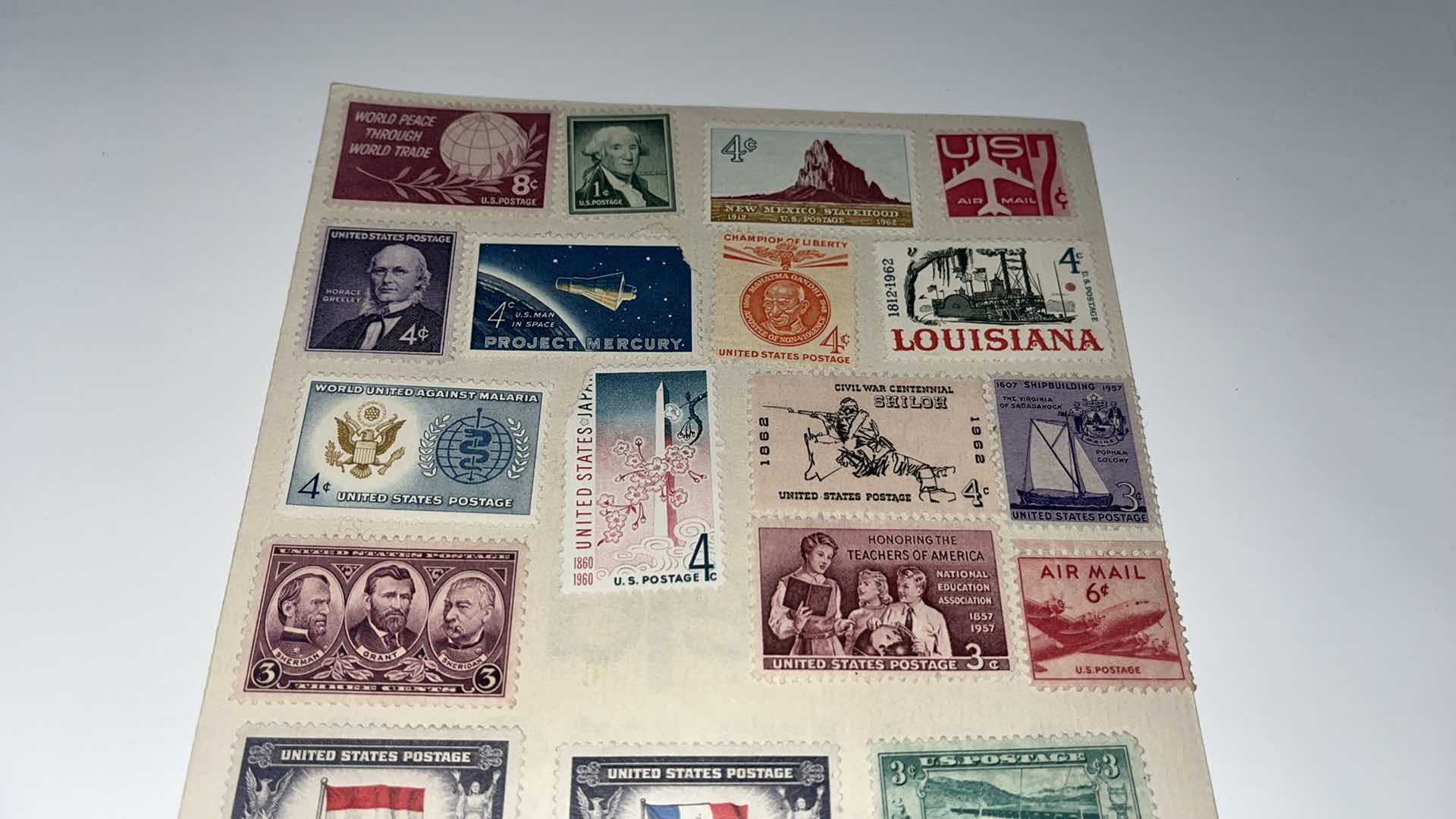 Photo 3 of UNITED STATES ISSUES, NEW MEXICO, LOUISIANA, MIXED 21 STAMPS