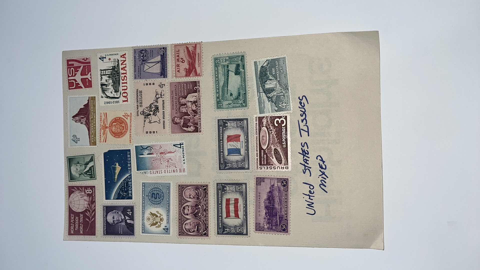 Photo 1 of UNITED STATES ISSUES, NEW MEXICO, LOUISIANA, MIXED 21 STAMPS