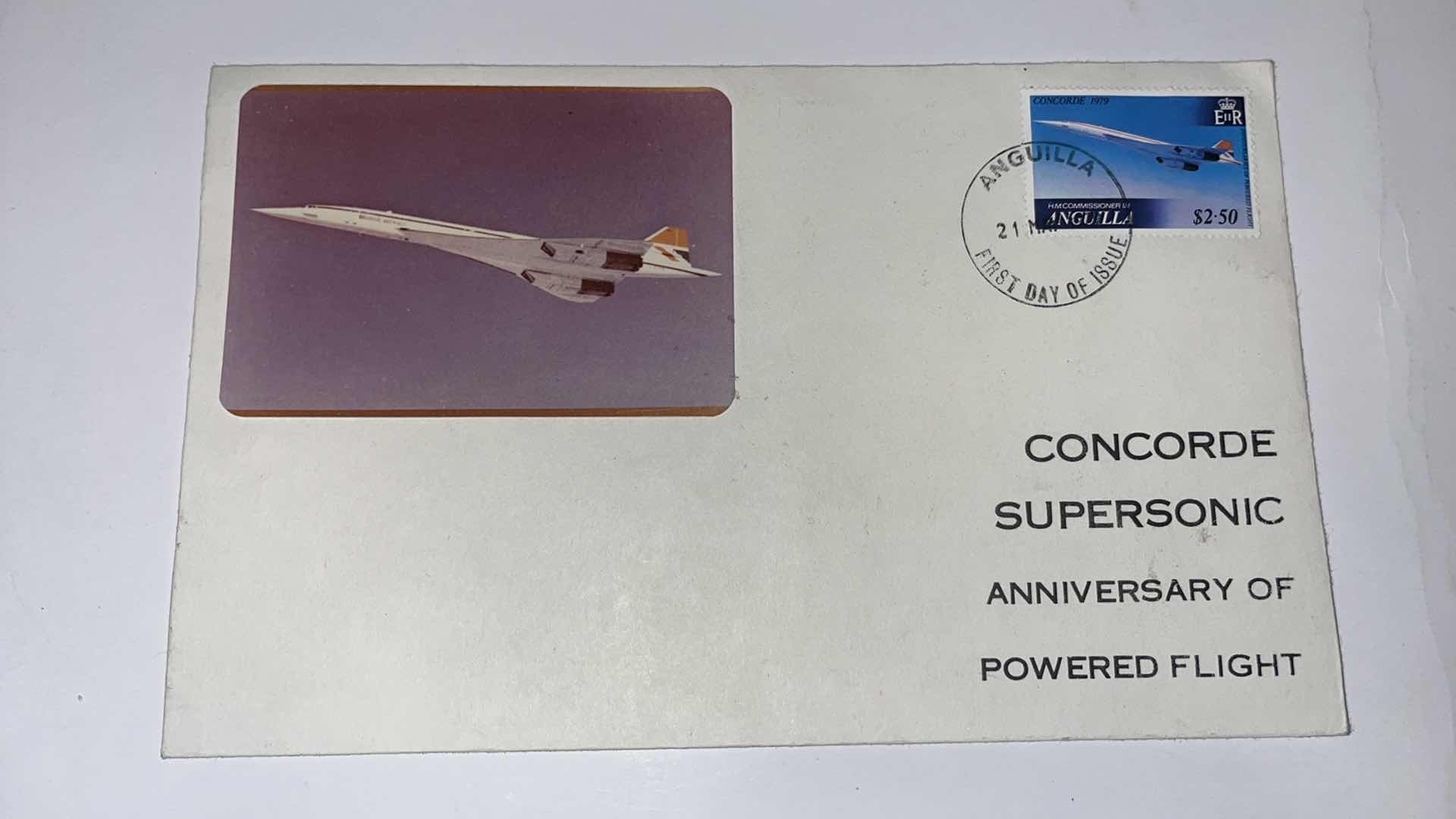 Photo 1 of CONCORDE SUPERSONIC AIR FLIGHT GREAT BRITAIN ANNIVERSARY OF POWERED FLIGHT 1969