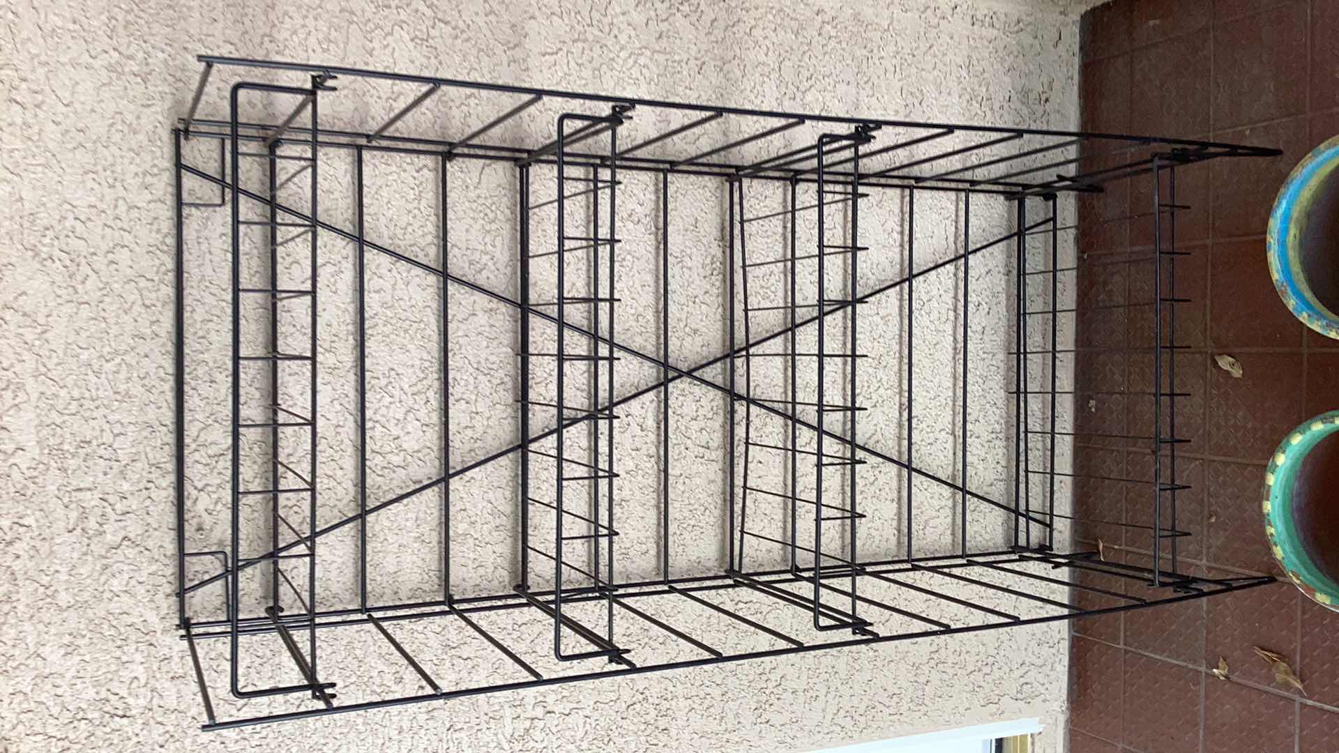 Photo 1 of WIRE FRAME SHELVING UNIT 24” X 16” H 55” WITH HOOKS