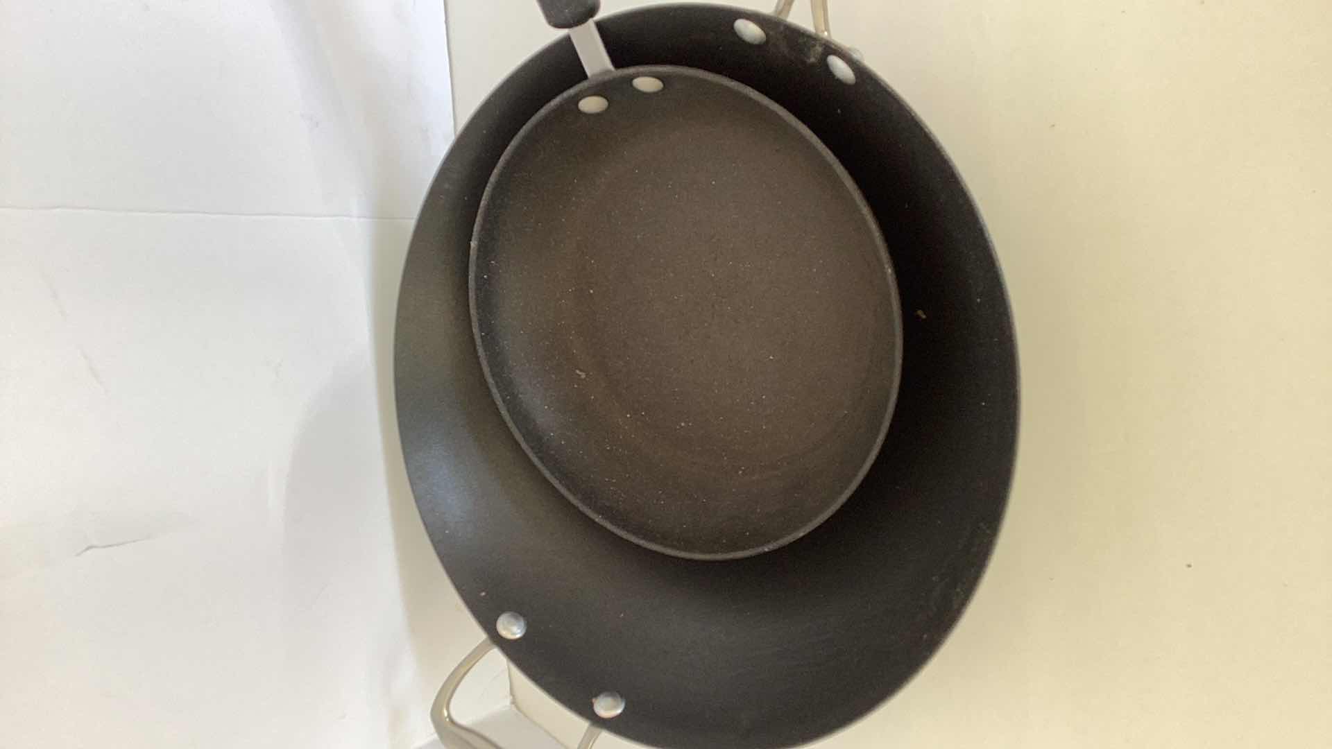 Photo 2 of NORDICWARE LARGE WOK AND SMALL FRYPAN