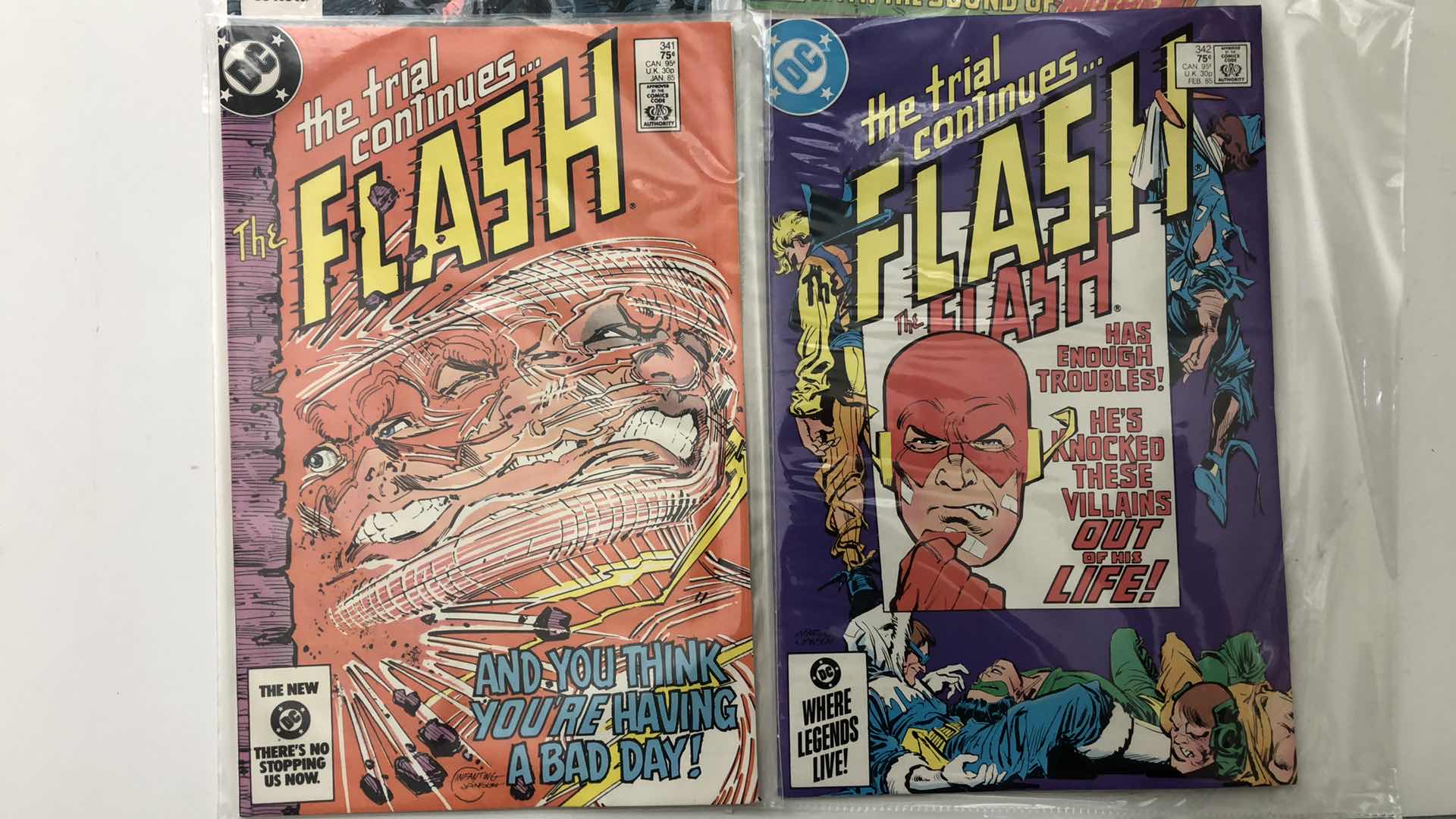 Photo 3 of DC COMICS FLASH #336,337,341,342