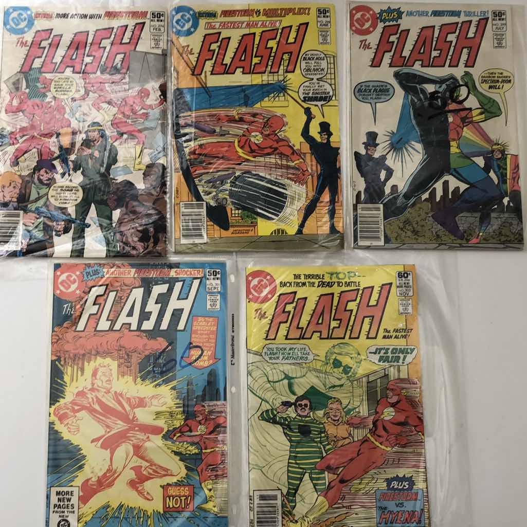 Photo 1 of DC COMICS FLASH #294,298,299,301,303