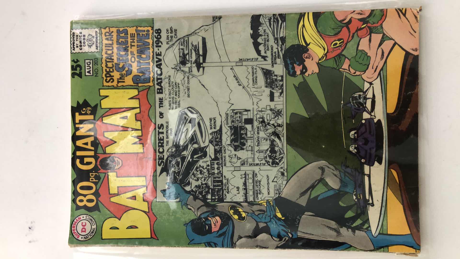 Photo 1 of DC COMICS BATMAN #203 SECRETS OF THE BATCAVE
