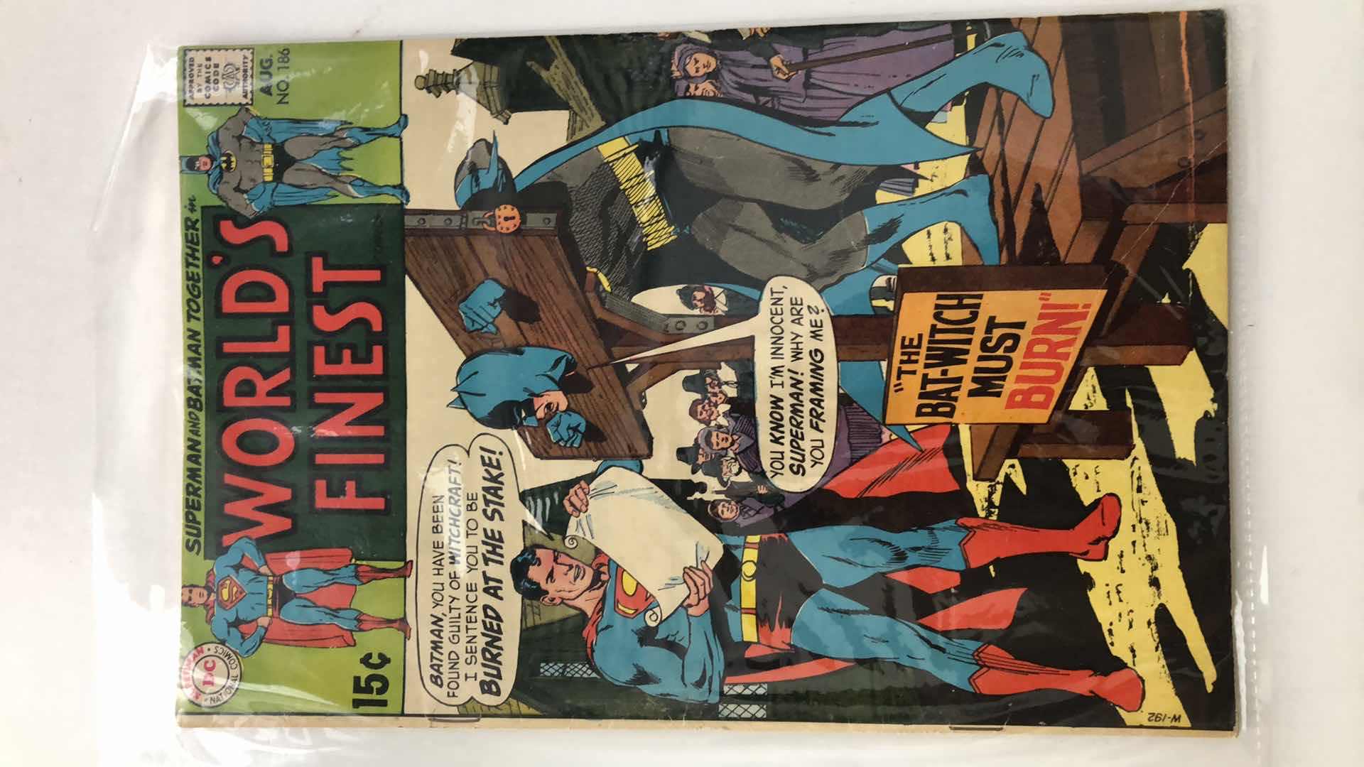Photo 1 of DC COMICS WORLD’S FINEST BATMAN AND SUPERMAN #186