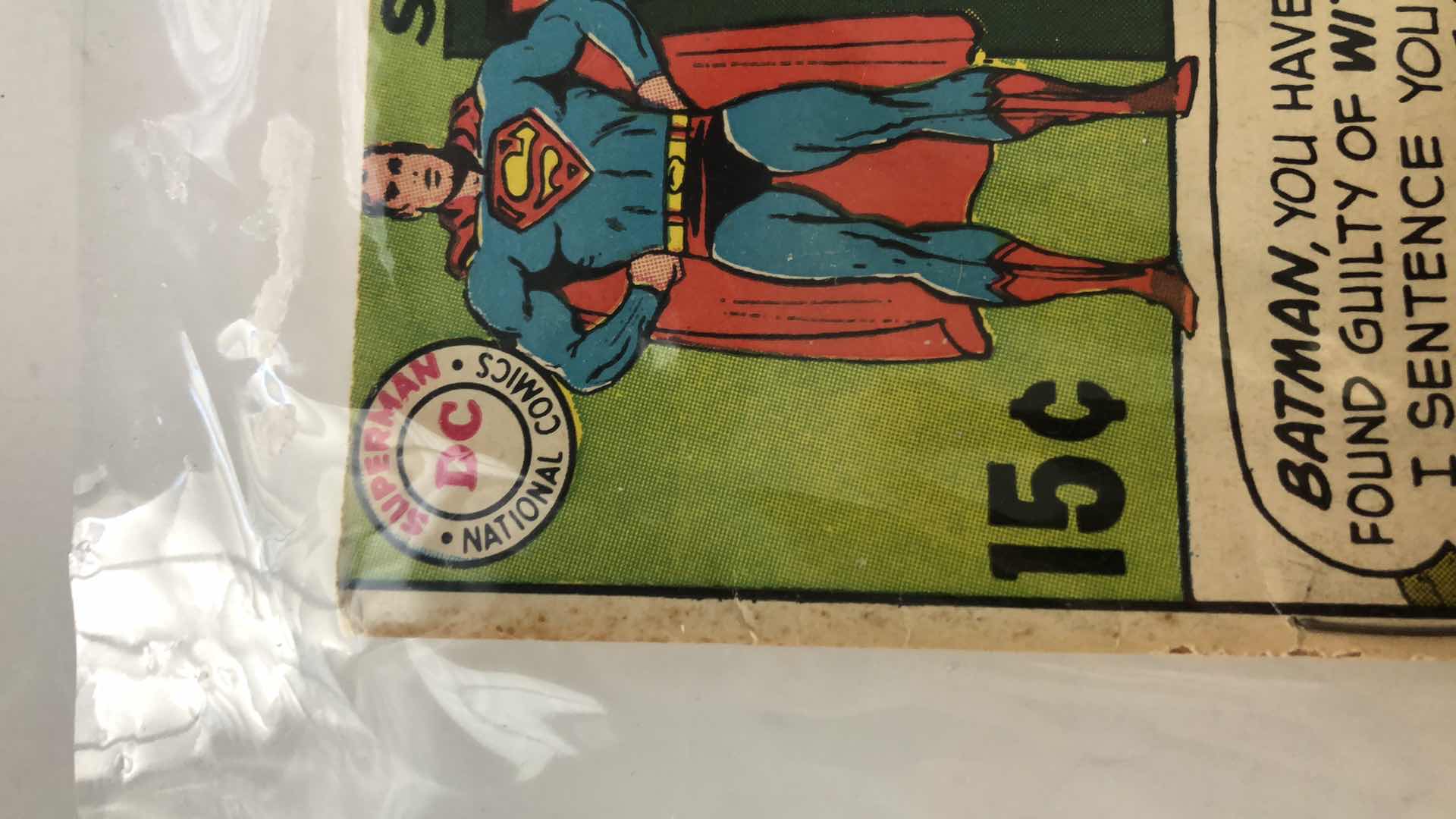 Photo 2 of DC COMICS WORLD’S FINEST BATMAN AND SUPERMAN #186