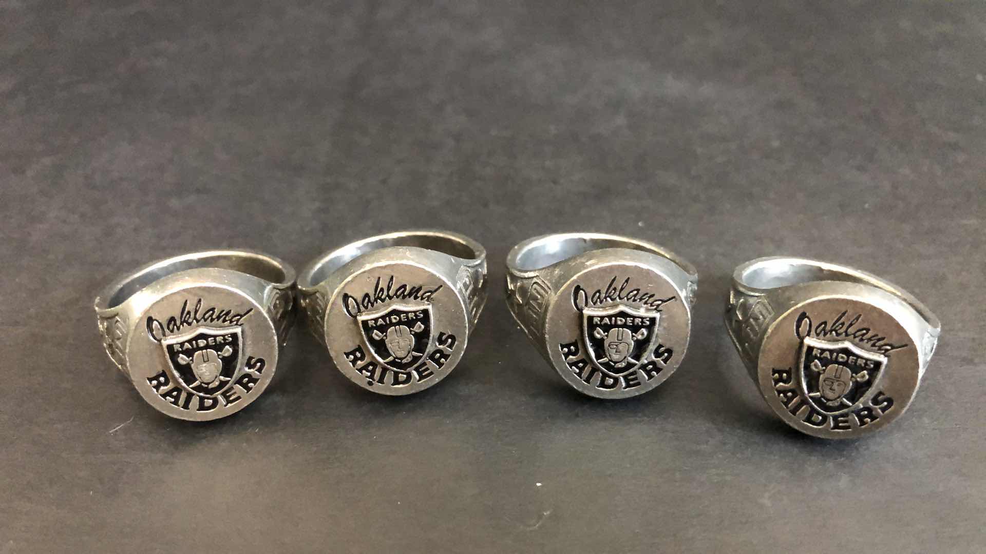 Photo 1 of 4 NFL FOOTBALL OAKLAND RAIDERS RINGS