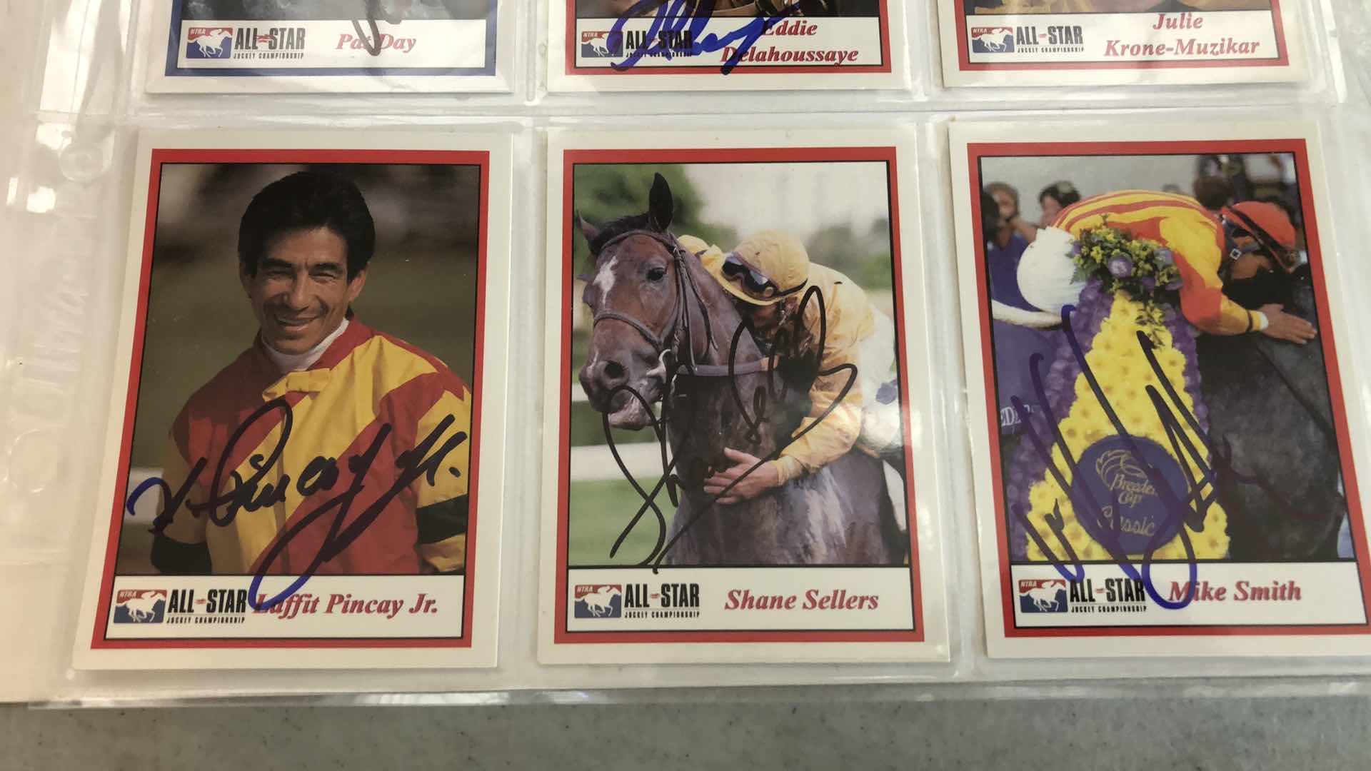 Photo 4 of HORSE JOCKEYS AUTOGRAPHS FROM UNAUTHENTICATED