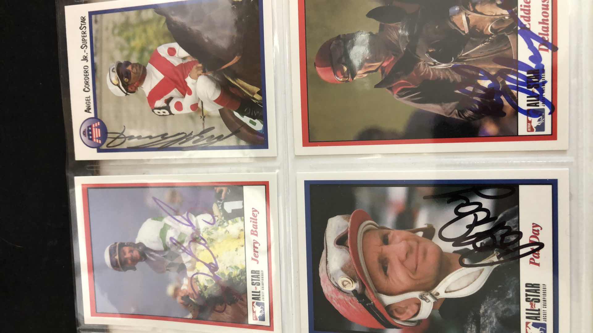 Photo 2 of HORSE JOCKEYS AUTOGRAPHS FROM UNAUTHENTICATED