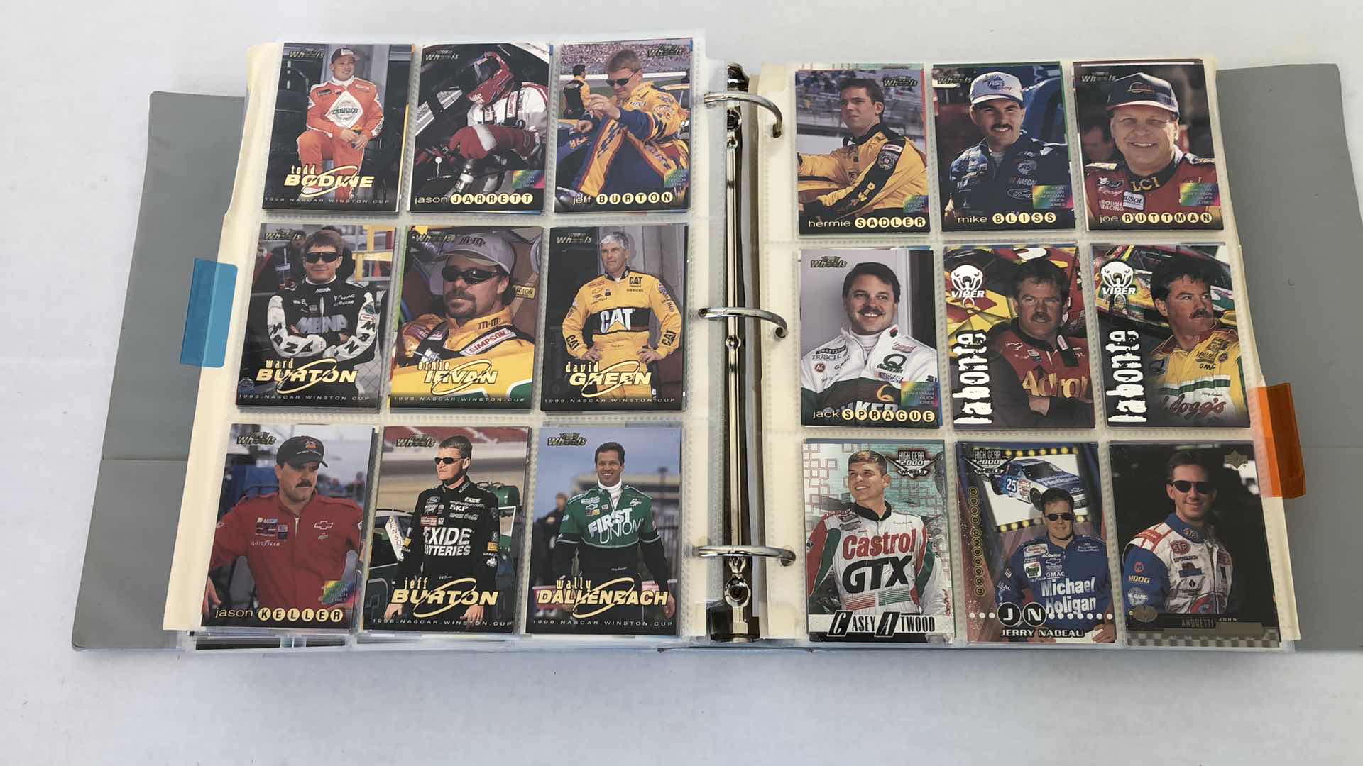 Photo 2 of BINDER FULL OF NASCAR TRADING CARDS