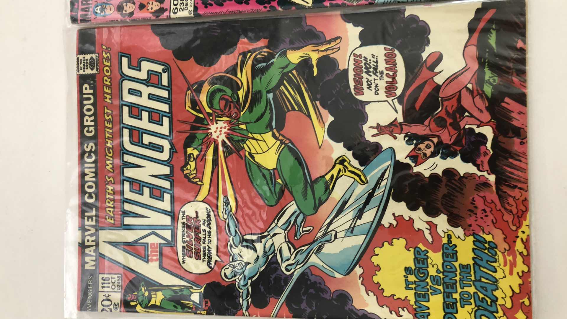 Photo 2 of MARVEL COMICS THE AVENGERS 116 AND 238