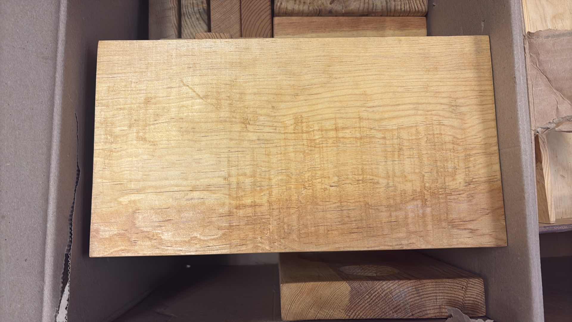 Photo 1 of BOX OF WOODEN SERVING TRAYS