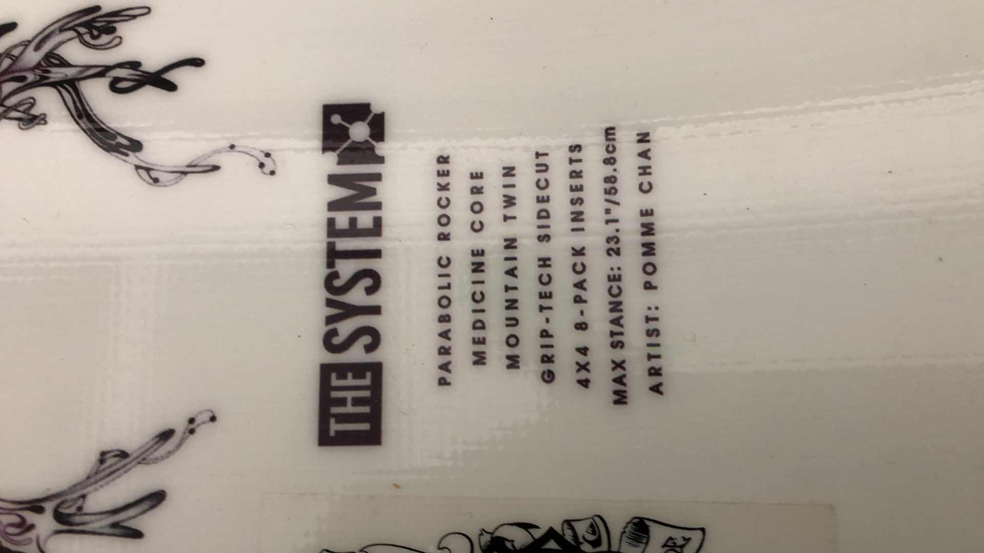 Photo 1 of THE SYSTEM ARBOR SNOWBOARD WITH CASE AND SIZE 7 BOOTS