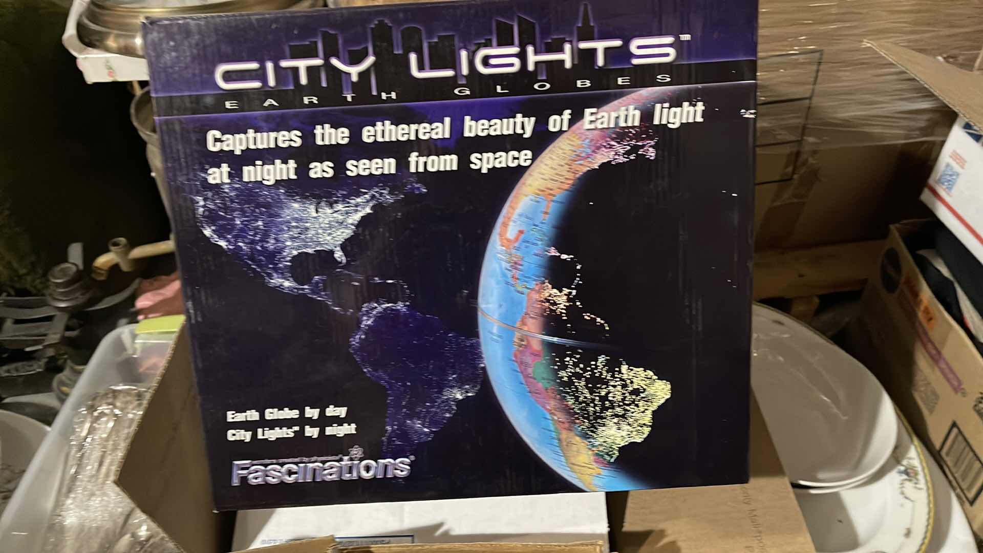 Photo 1 of CITY LIGHTS EARTH GLOBE W/ BOX