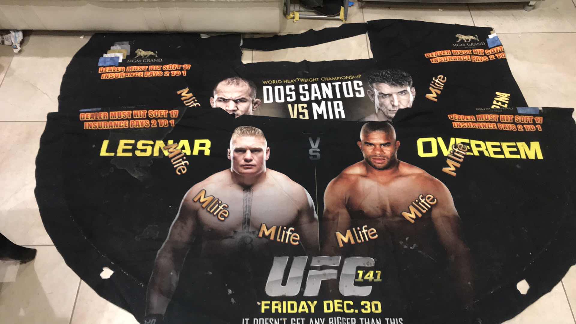 Photo 1 of MGM GRAND UFC DEALER FELTS