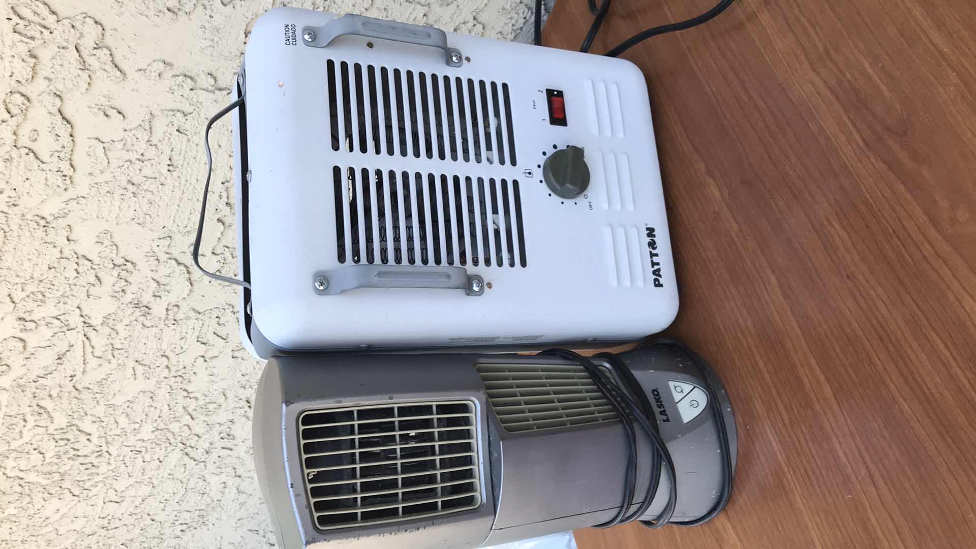 Photo 1 of LASKO TABLE TOP FAN & PATTON HEATER BOTH 15”