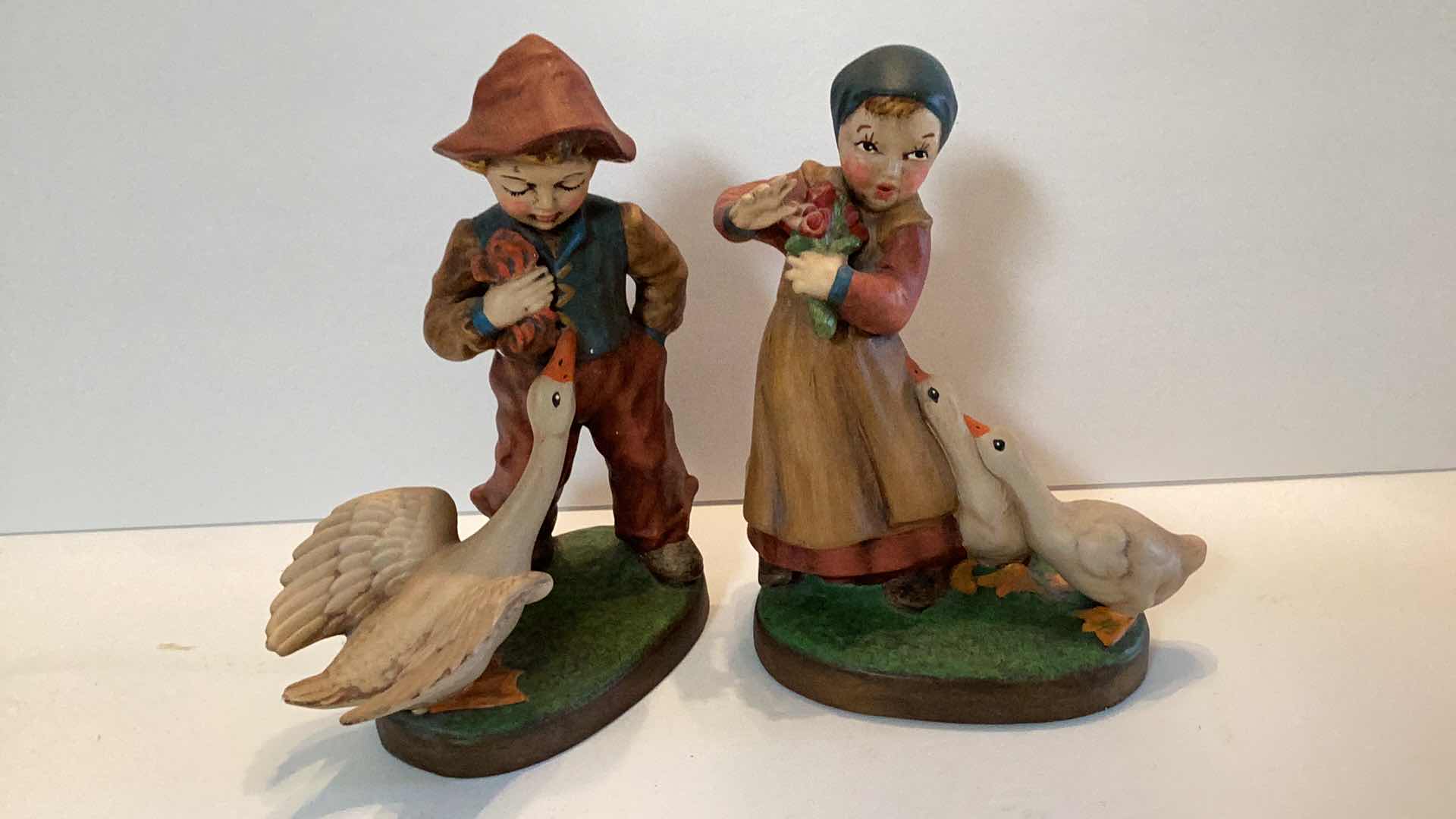 Photo 1 of VINTAGE CERAMIC HUMMEL INSPIRED  BOY & GIRL 12”