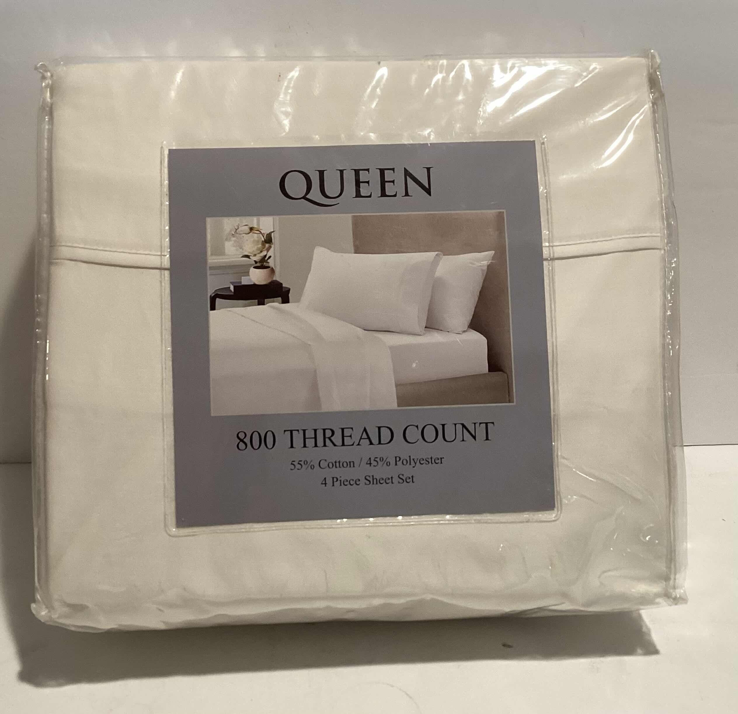 Photo 1 of NIB 800 THREAD COUNT QUEEN 4 PIECE SHEET SET