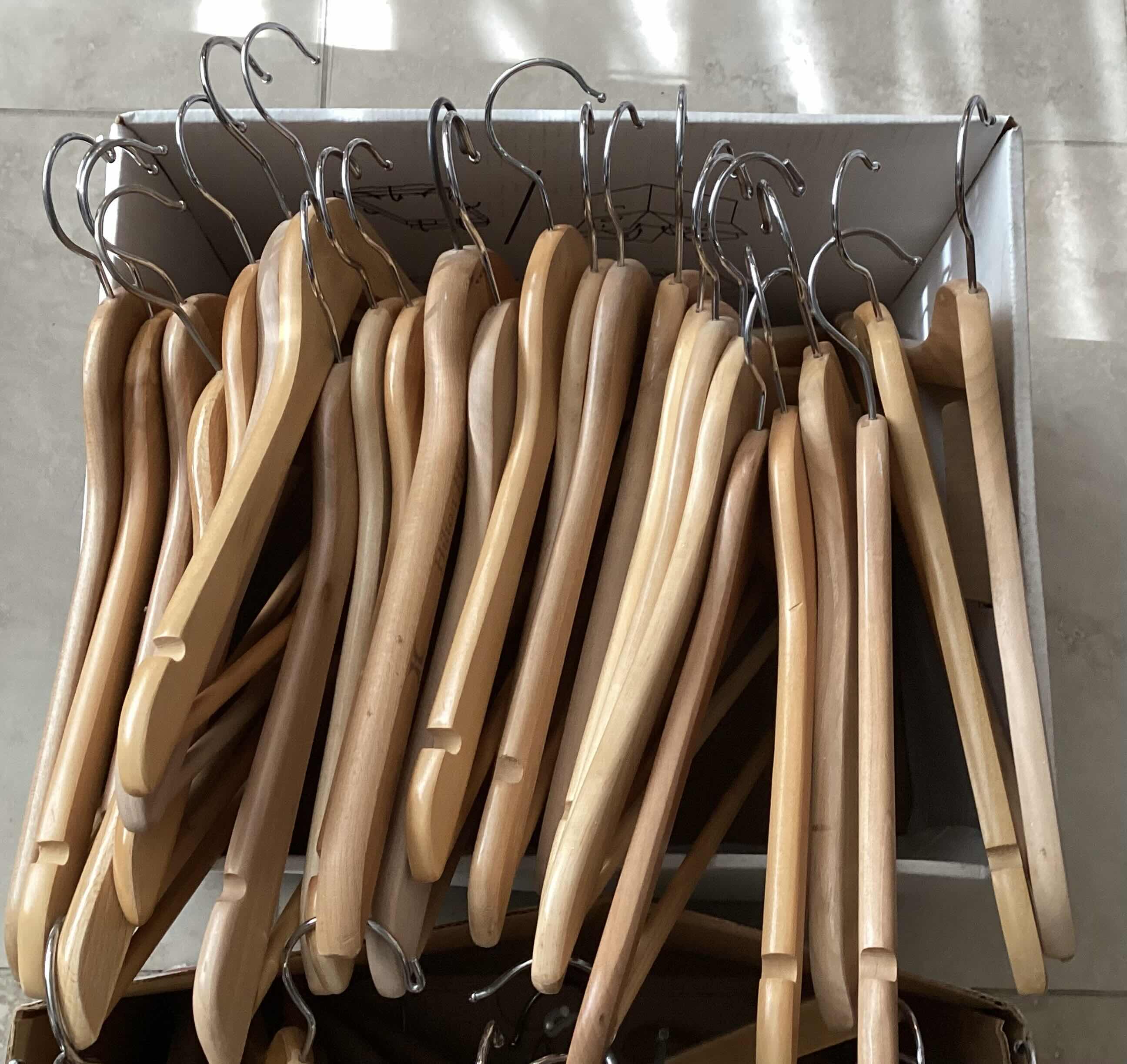 Photo 2 of WOODEN HANGERS LARGE LOT