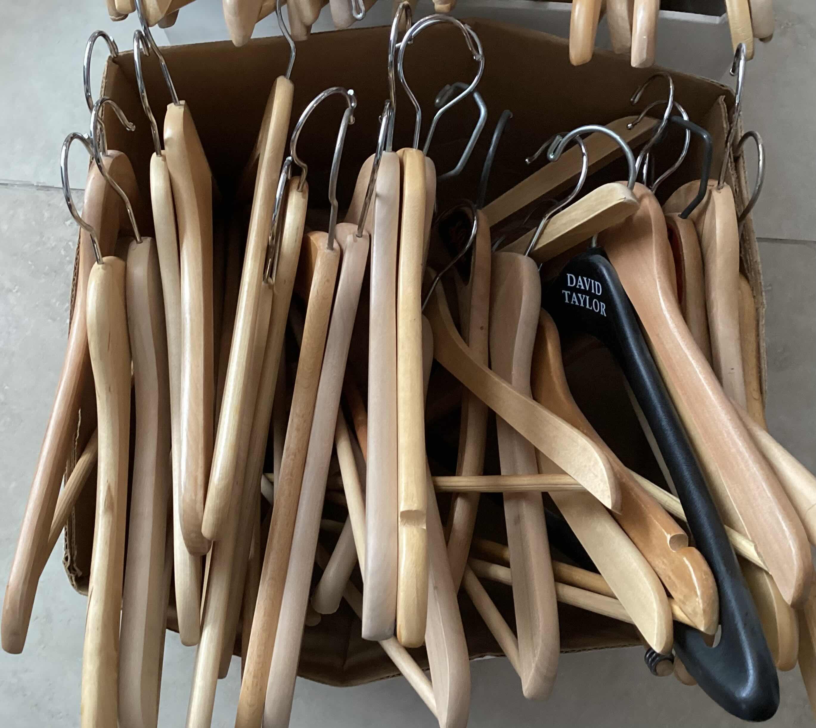 Photo 3 of WOODEN HANGERS LARGE LOT