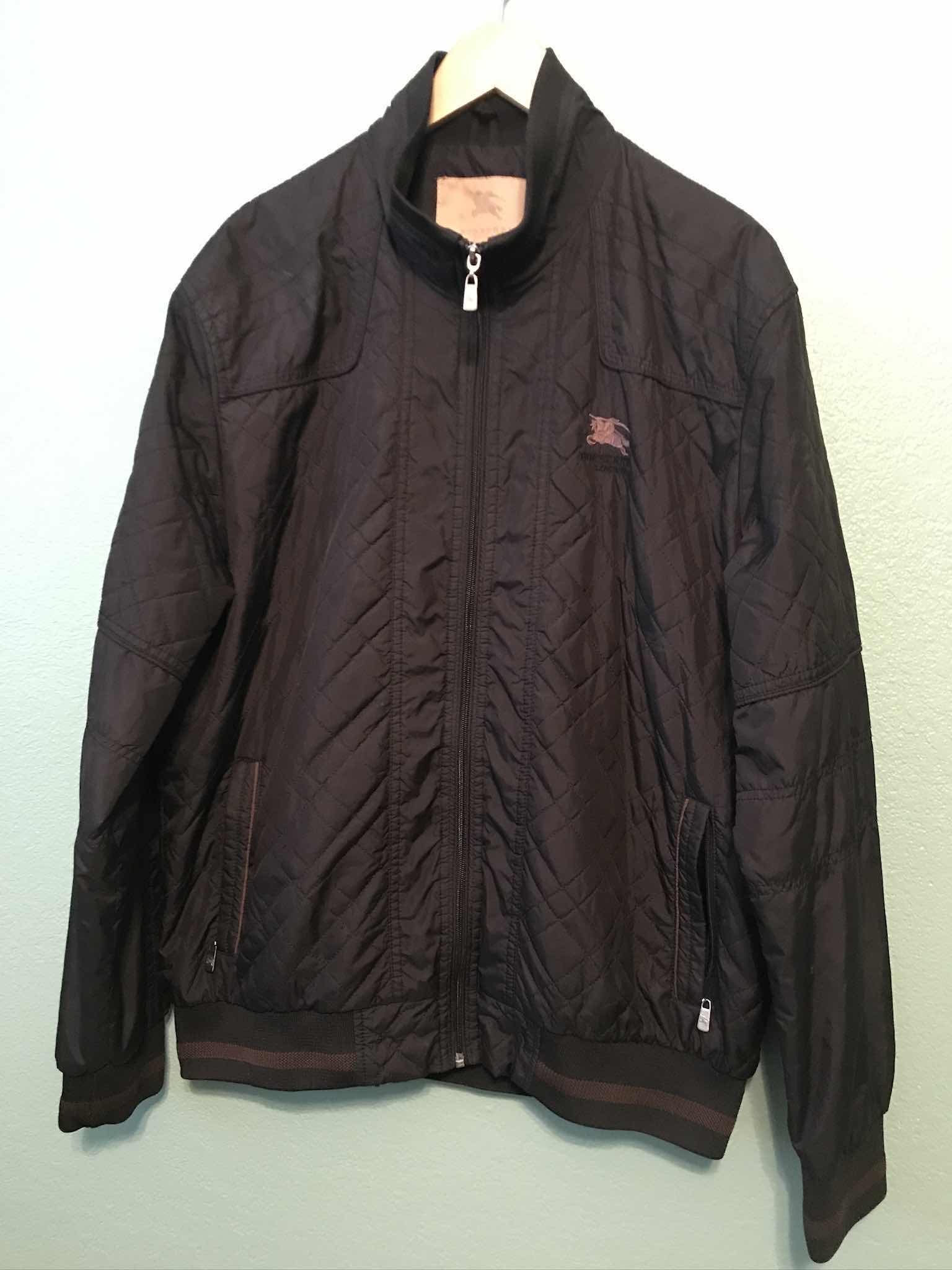 Photo 1 of BURBERRY LIGHT WEIGHT ZIP UP JACKET XL