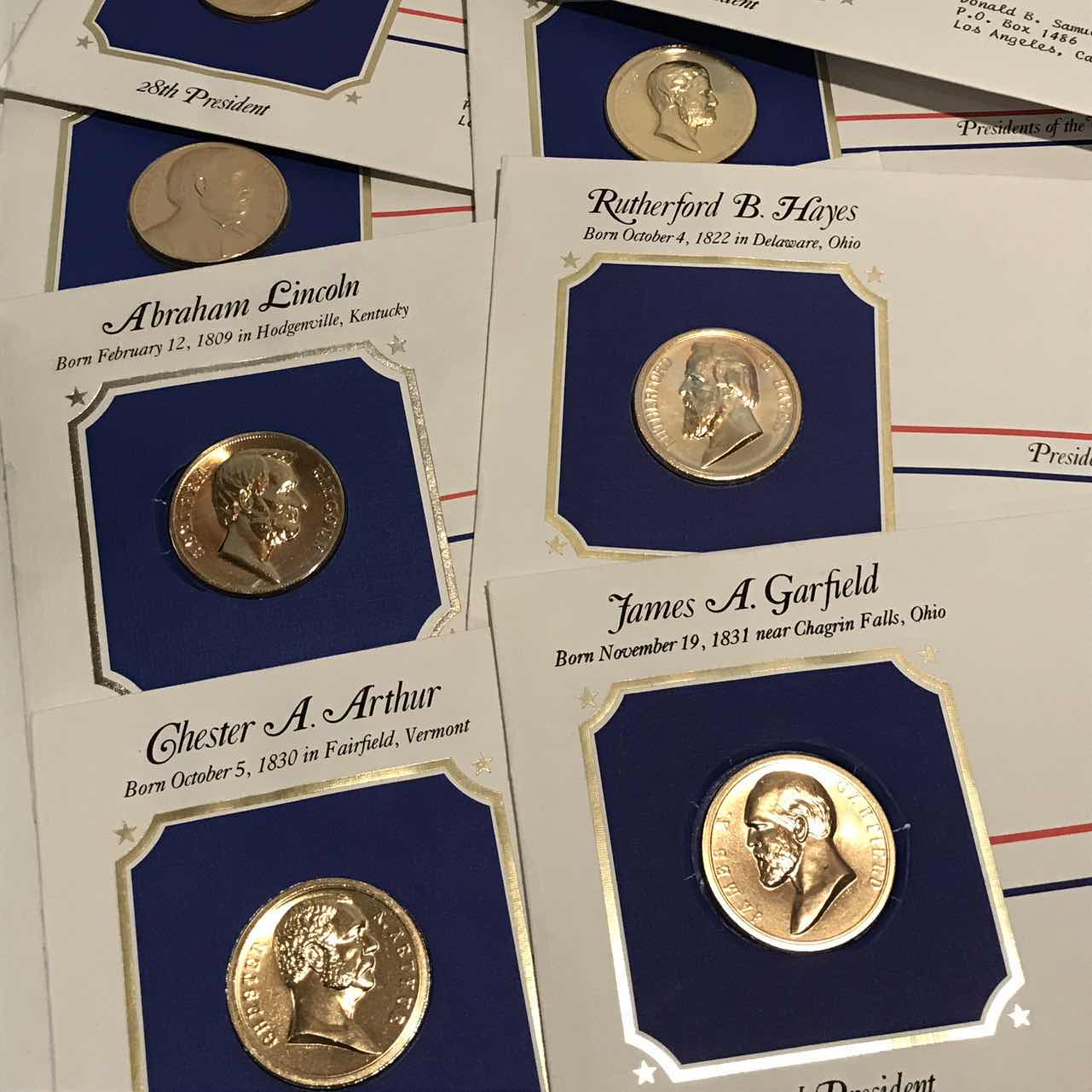 Photo 4 of THE PRESIDENTIAL MEDALS COVER COLLECTION