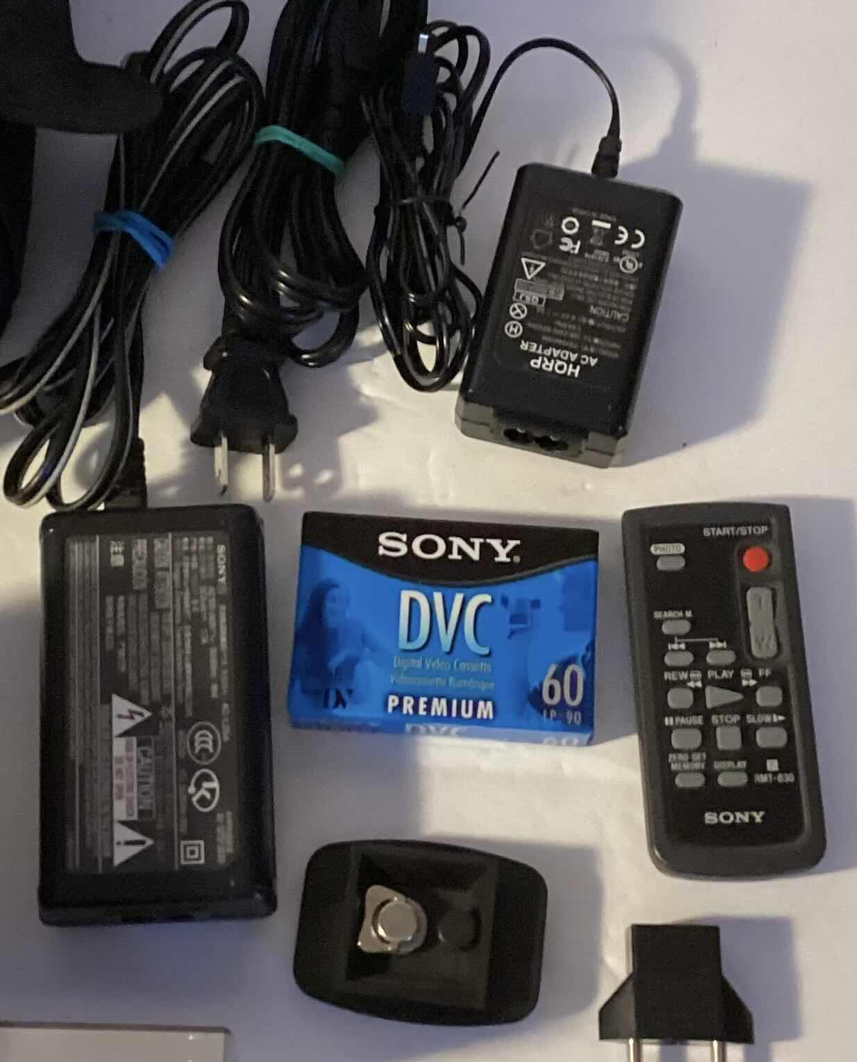 Photo 2 of SONY HANDYCAM WITH CASE AND EXTRAS