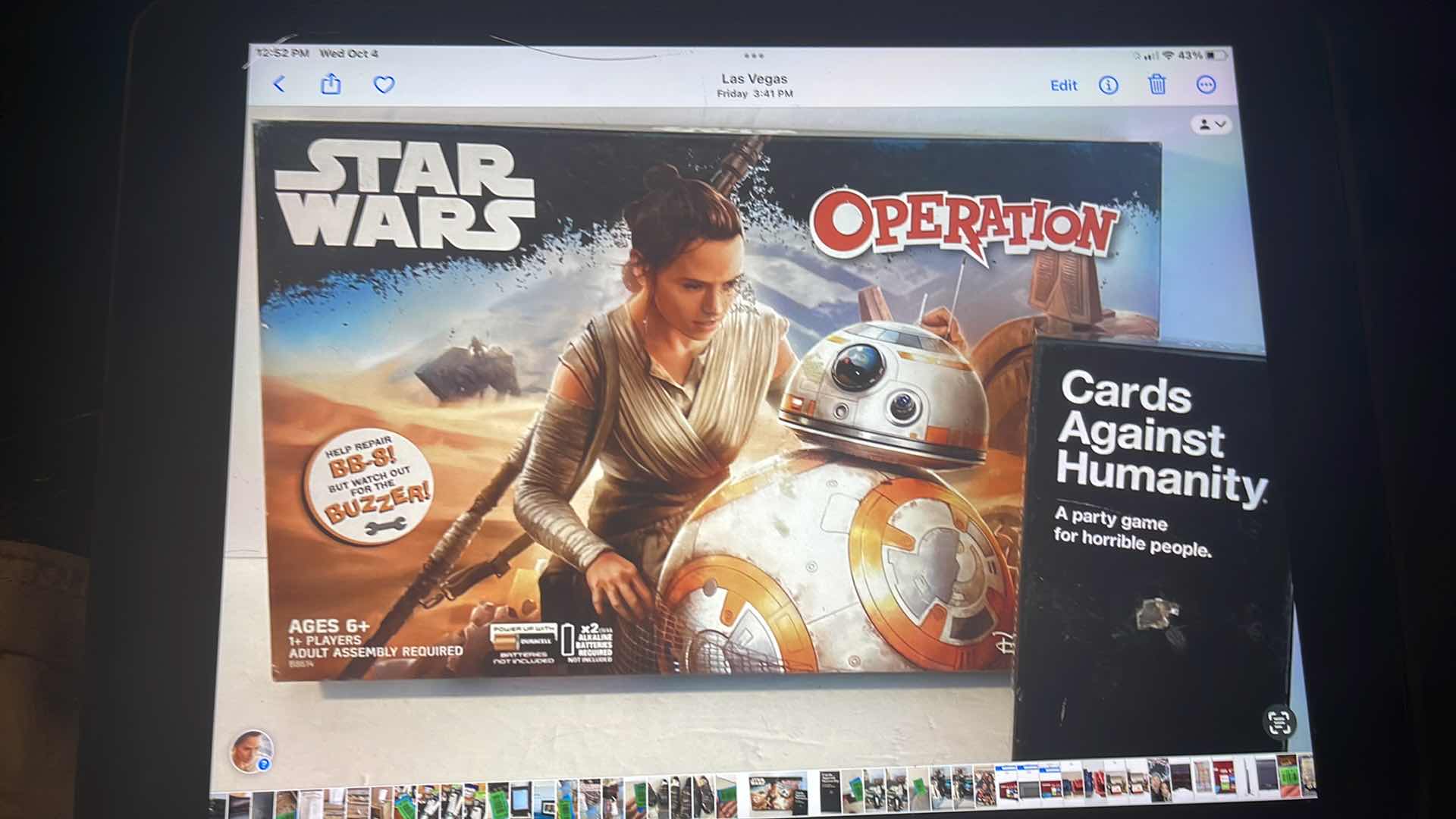 Photo 1 of STAR WARS OPERATION GAME AGES 6+ AND MORE