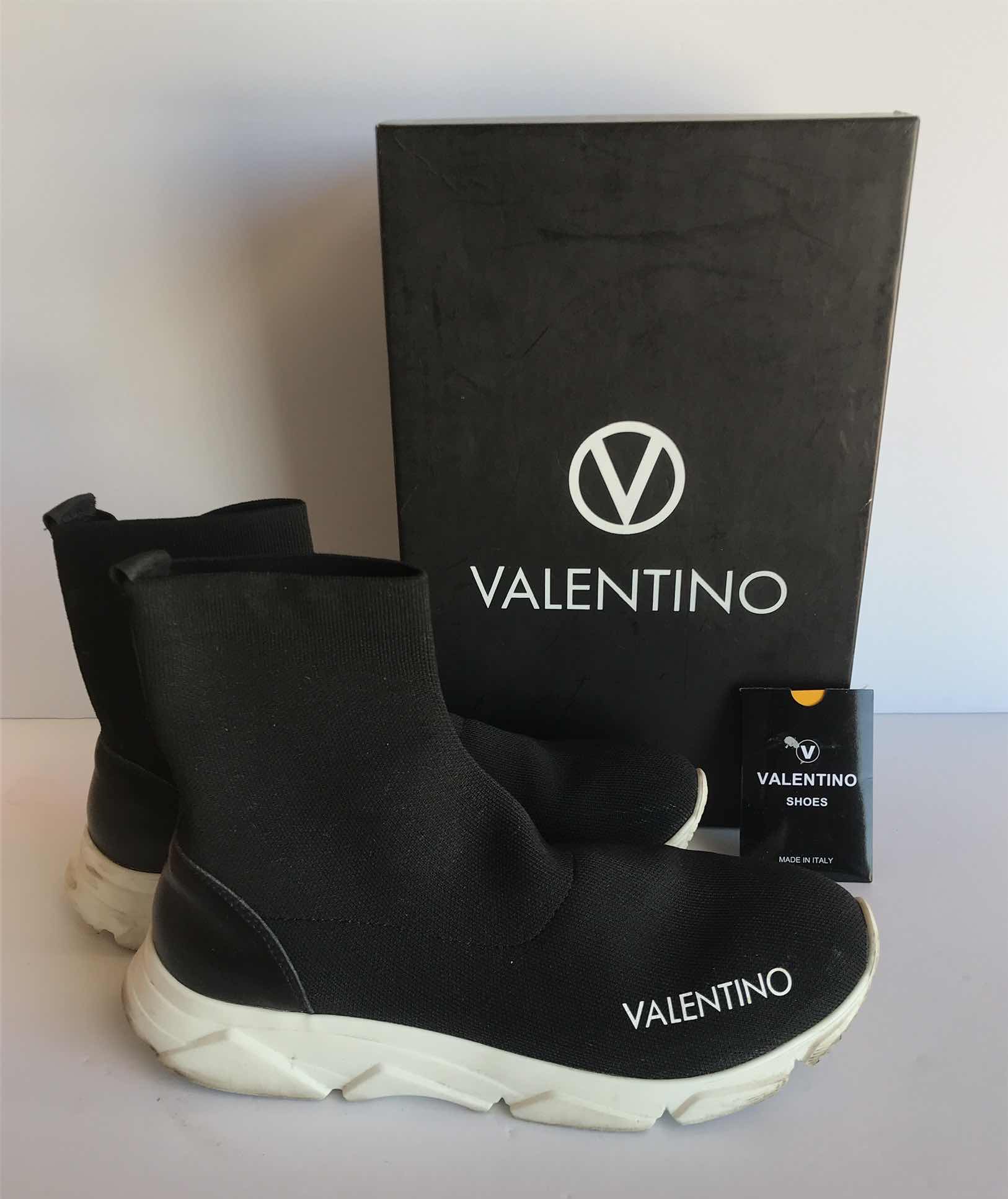 Photo 1 of VALENTINO MELISSA SPACE SOCK SNEAKERS SIZE 10