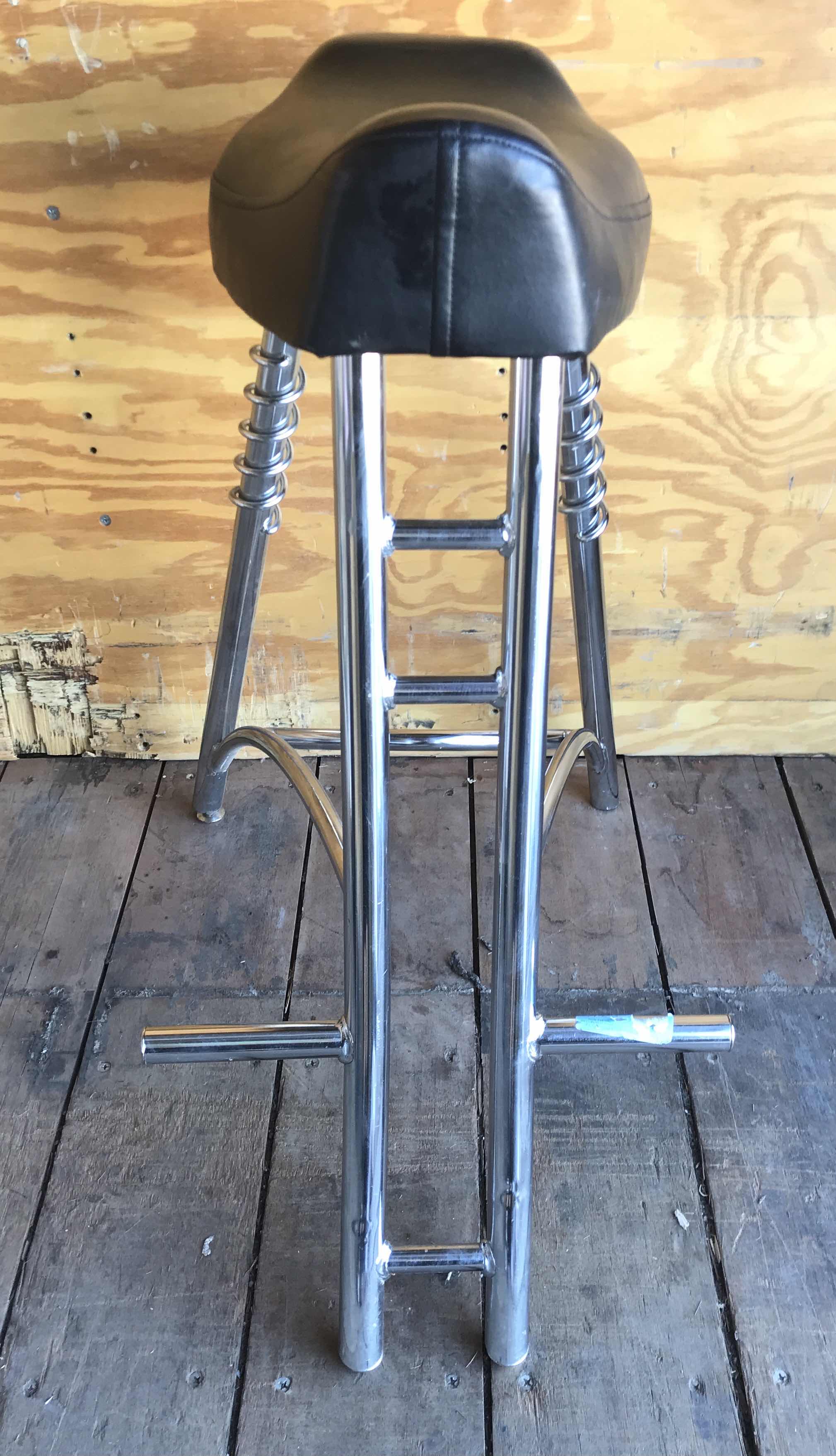 Photo 1 of CUSTOM MADE SADDLE BAR STOOL - MORE IN AUCTION