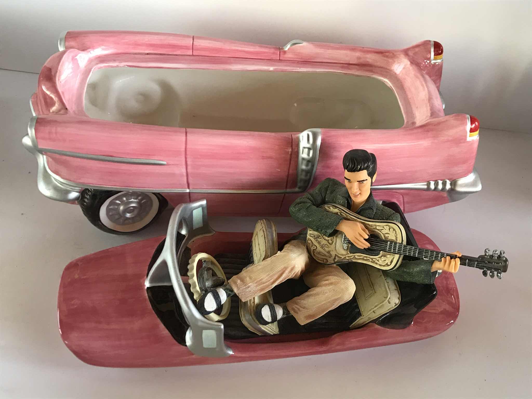 Photo 2 of NEW ELVIS PRESLEY PINK CADILLAC COOKIE JAR