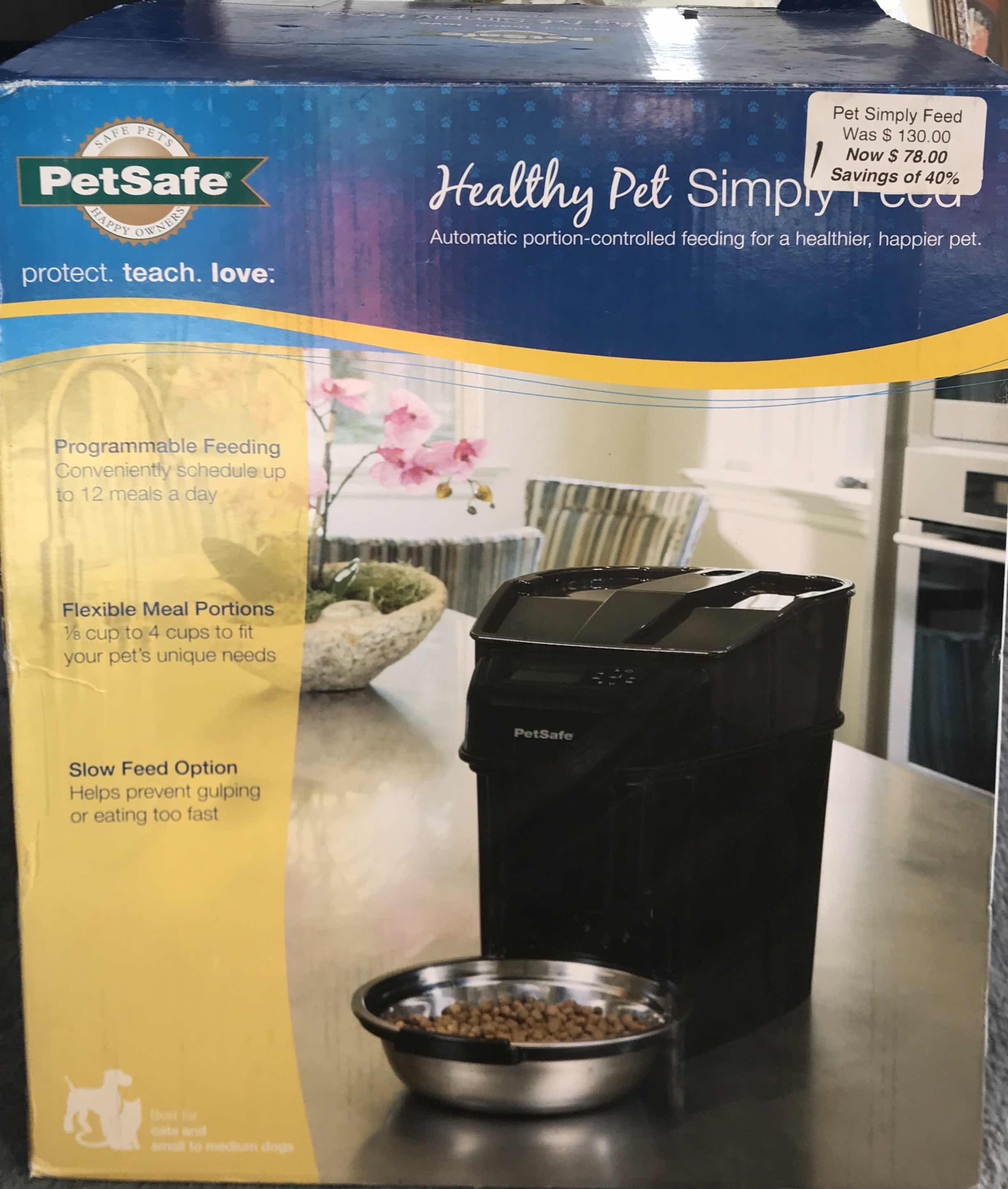 Photo 1 of PET SAFE AUTOMATIC PORTION CONTROL FEEDER