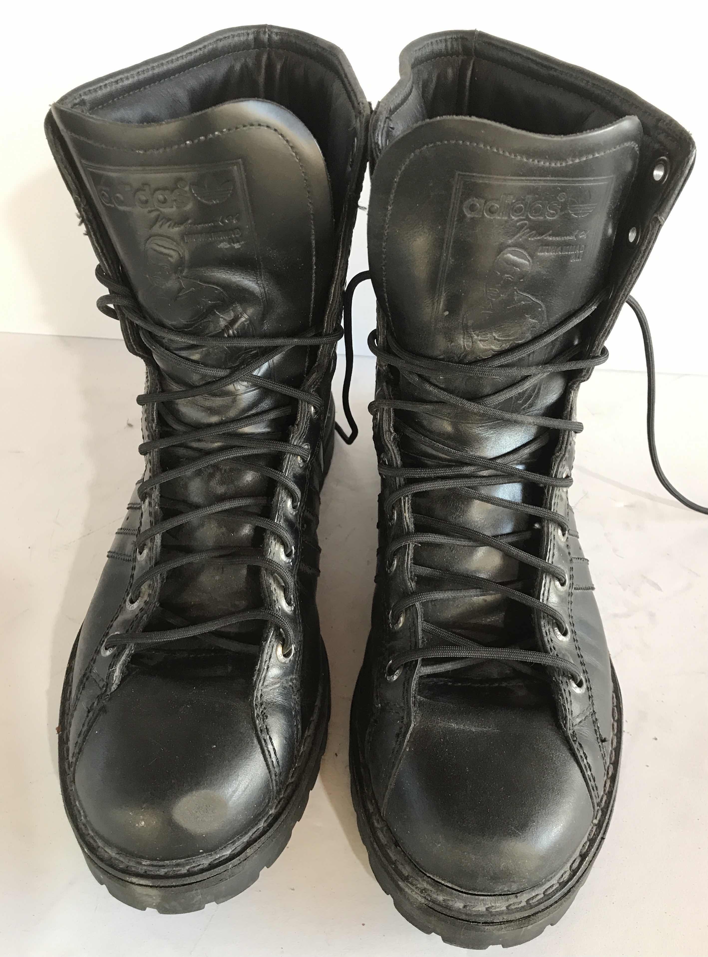 Photo 3 of ADIDAS MUHAMMAD ALI RARE TRAINING LEATHER BOXING / COMBAT BOOTS SIZE 10.5