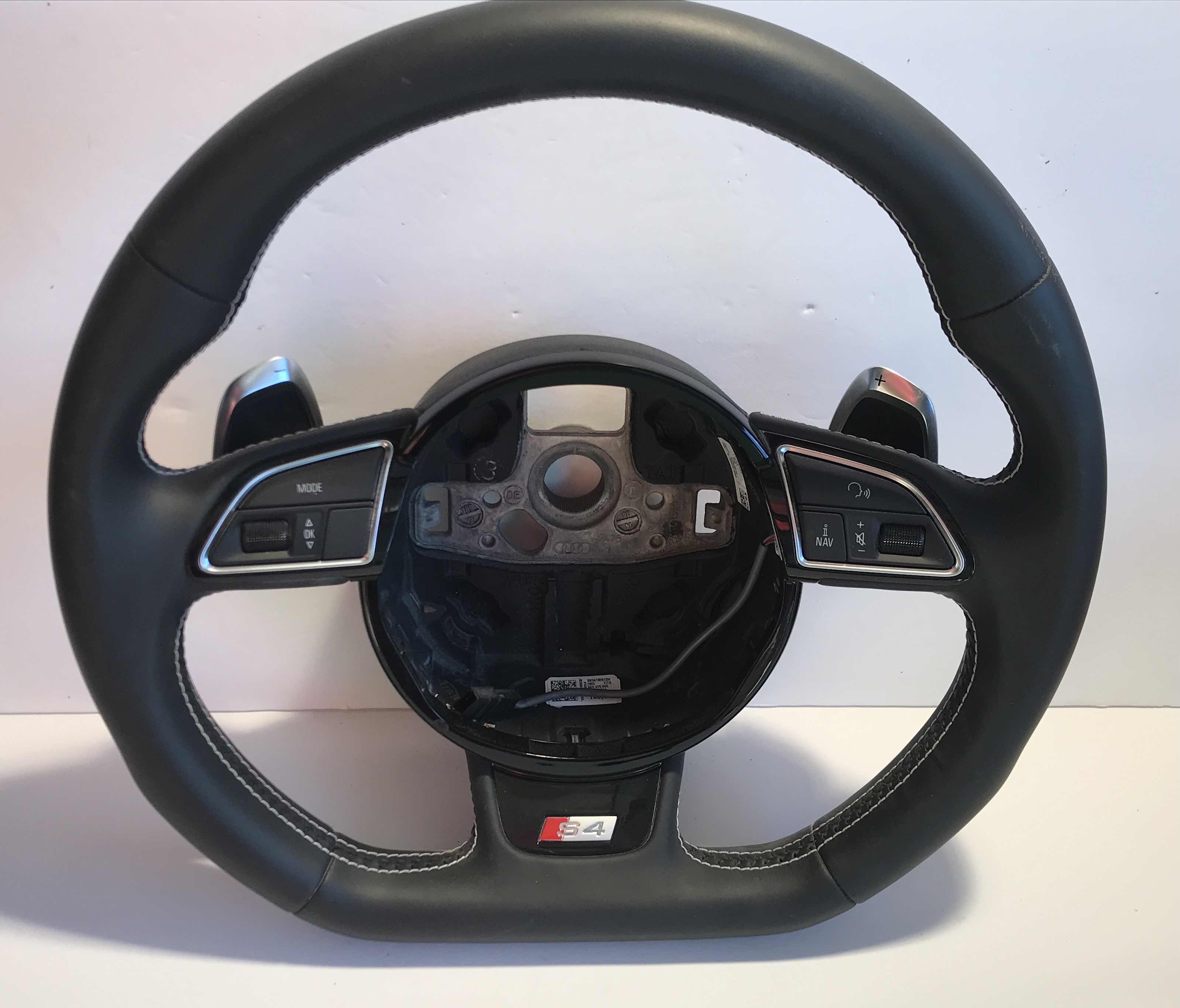 Photo 1 of AUDI S4 BLACK LEATHER WRAPPED STEERING WHEEL