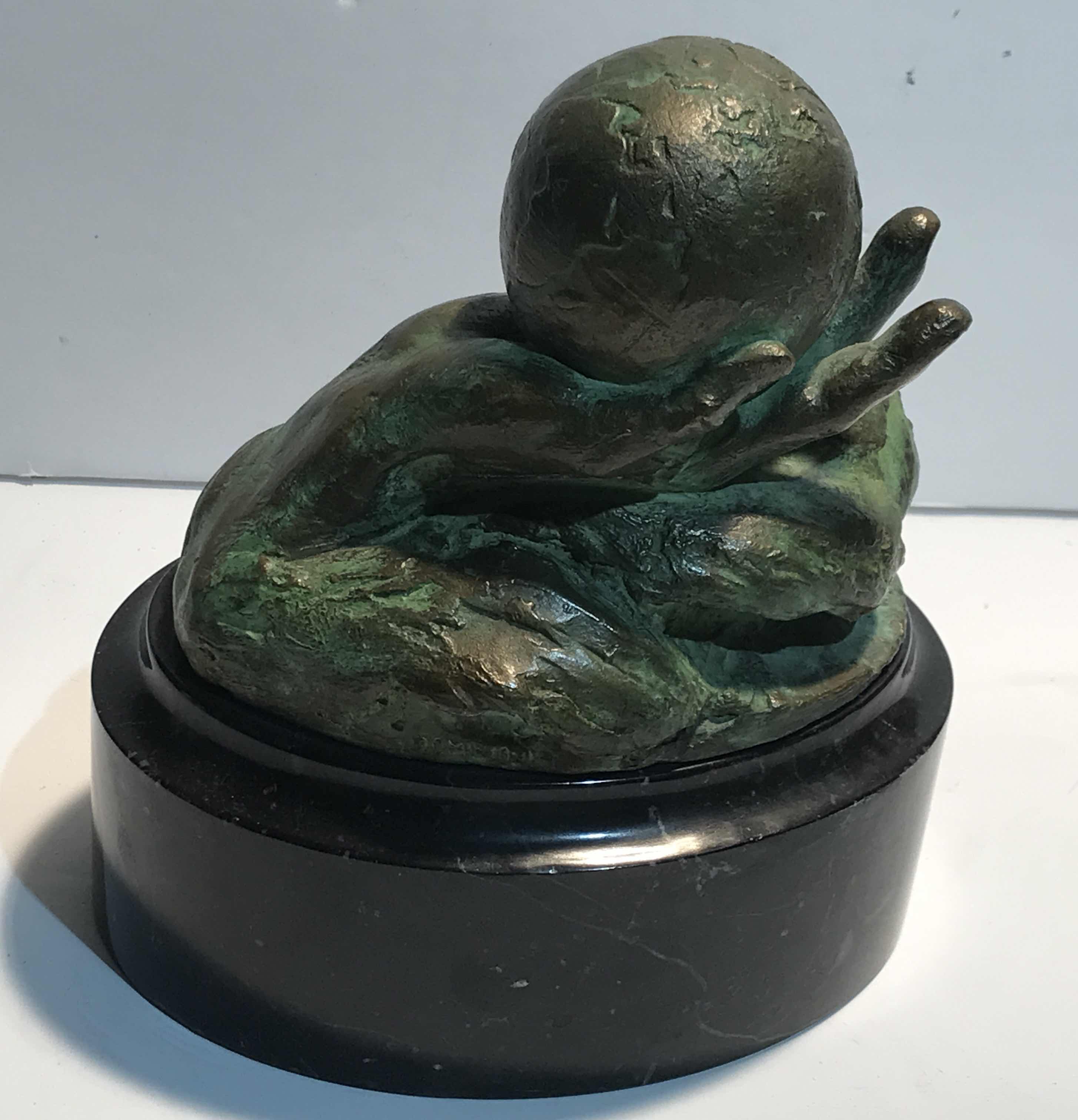 Photo 1 of MARA DOMINIONI BRONZE SCULPTURE MARBLE BASE FOR ROYAL CARIBBEAN