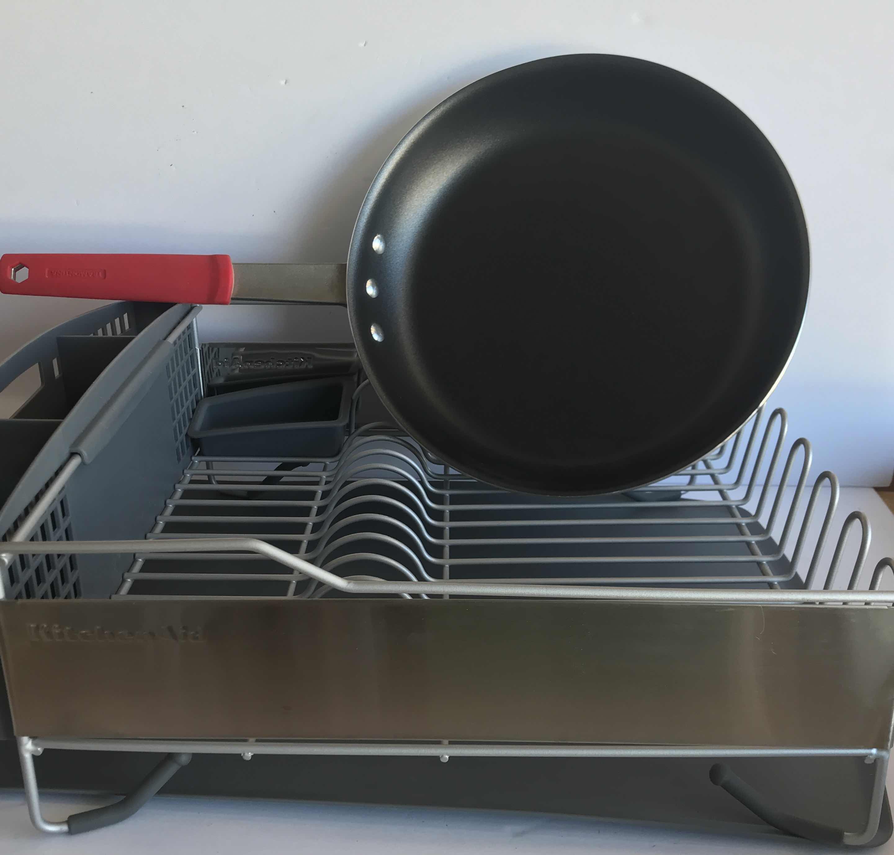 Photo 1 of KITCHENAID DISH RACK AND 11”TRAMONIA FRYING PAN