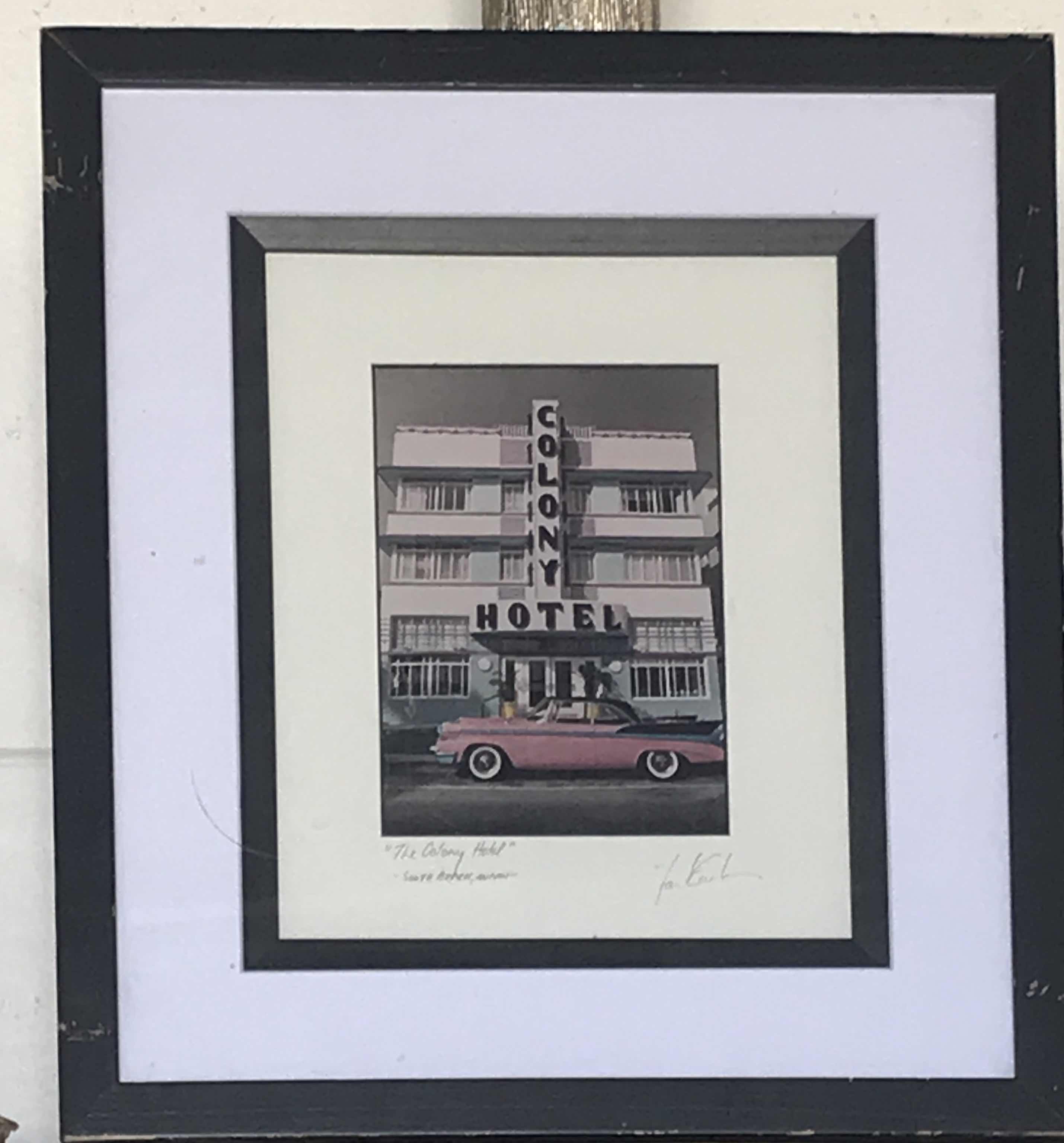 Photo 1 of THE COLONY HOTEL PRINT SIGNED BY ARTIST