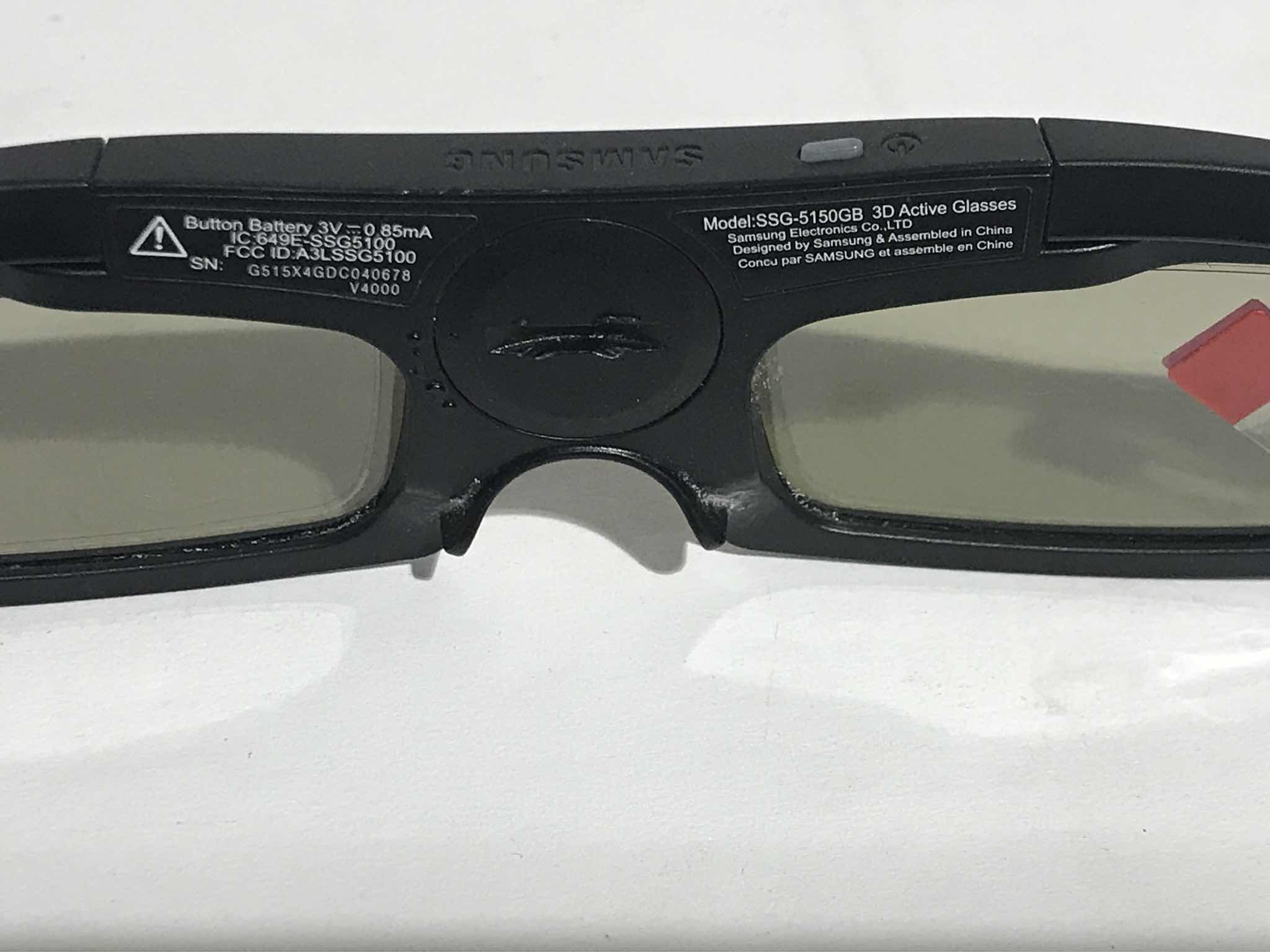 Photo 3 of SAMSUNG SSG-5150GB 3D ACTIVE GLASSES