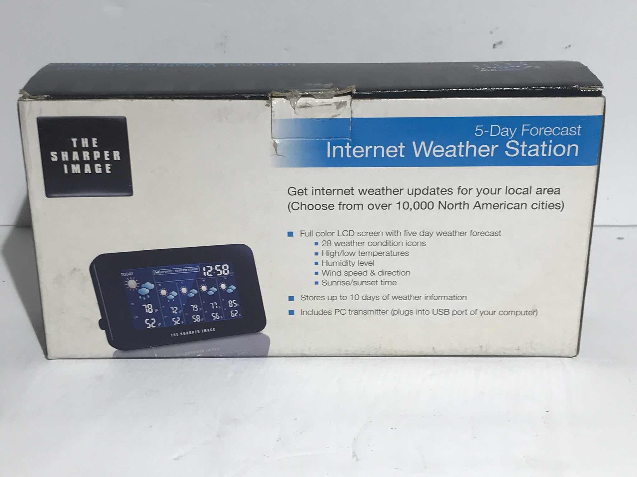 Photo 2 of THE SHARPER IMAGE 5 DAY FORECAST INTERNET WEATHER STATION