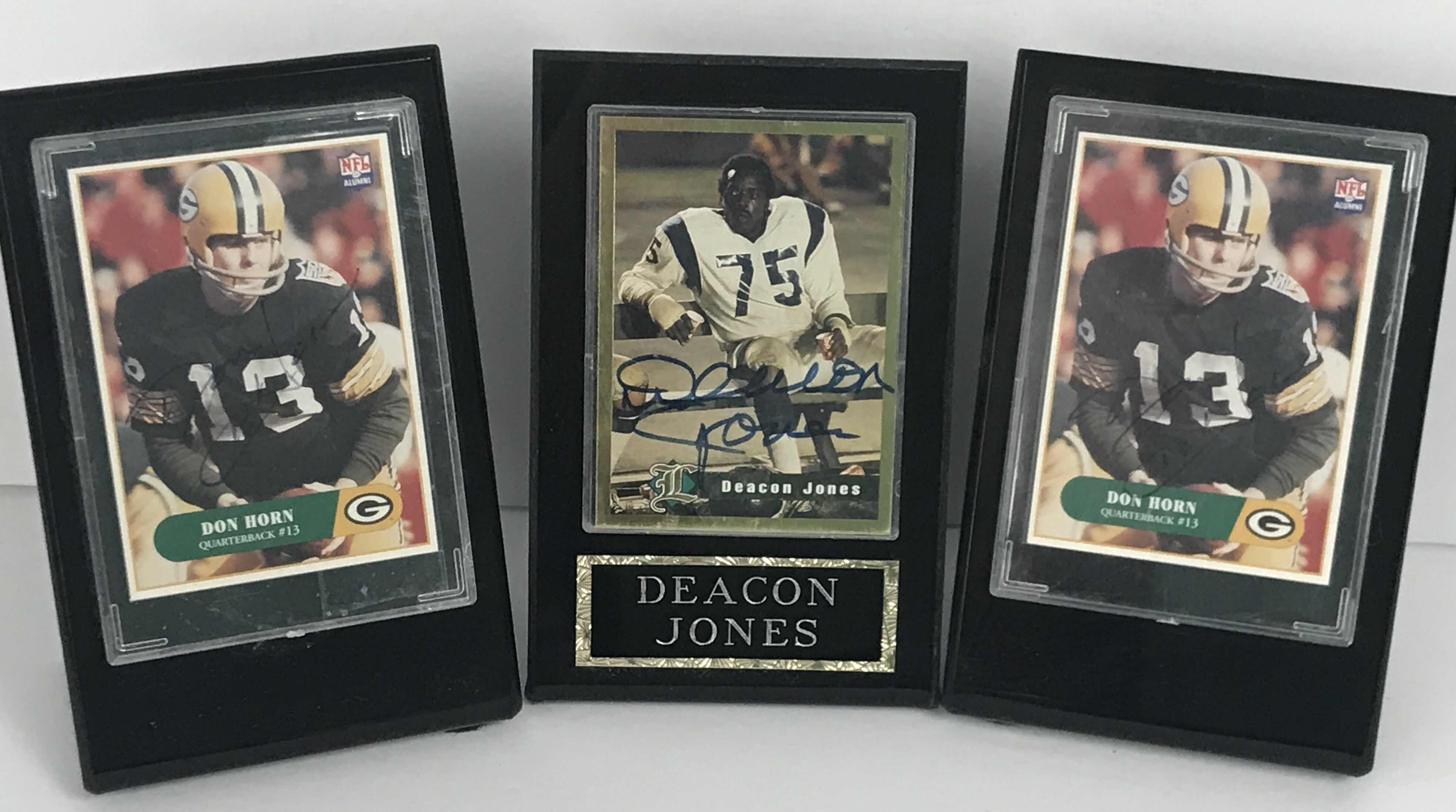 Photo 1 of AUTOGRAPH FOOTBALL CARD FROM DEACON JONES AND MORE