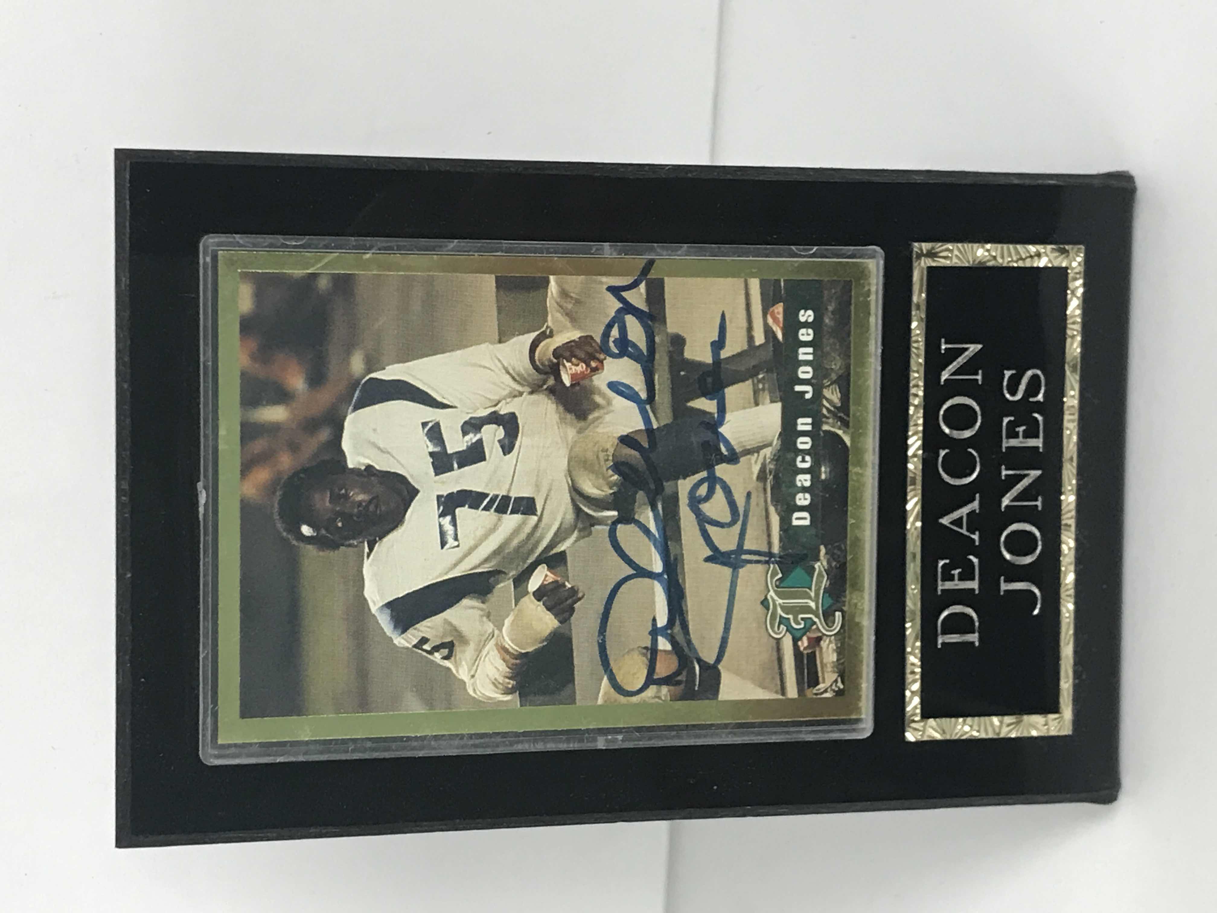 Photo 2 of AUTOGRAPH FOOTBALL CARD FROM DEACON JONES AND MORE