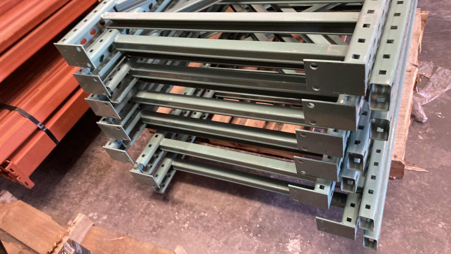 Photo 3 of HEAVY DUTY PALLET RACK UPRIGHTS ONLY (2) 34” X 72”