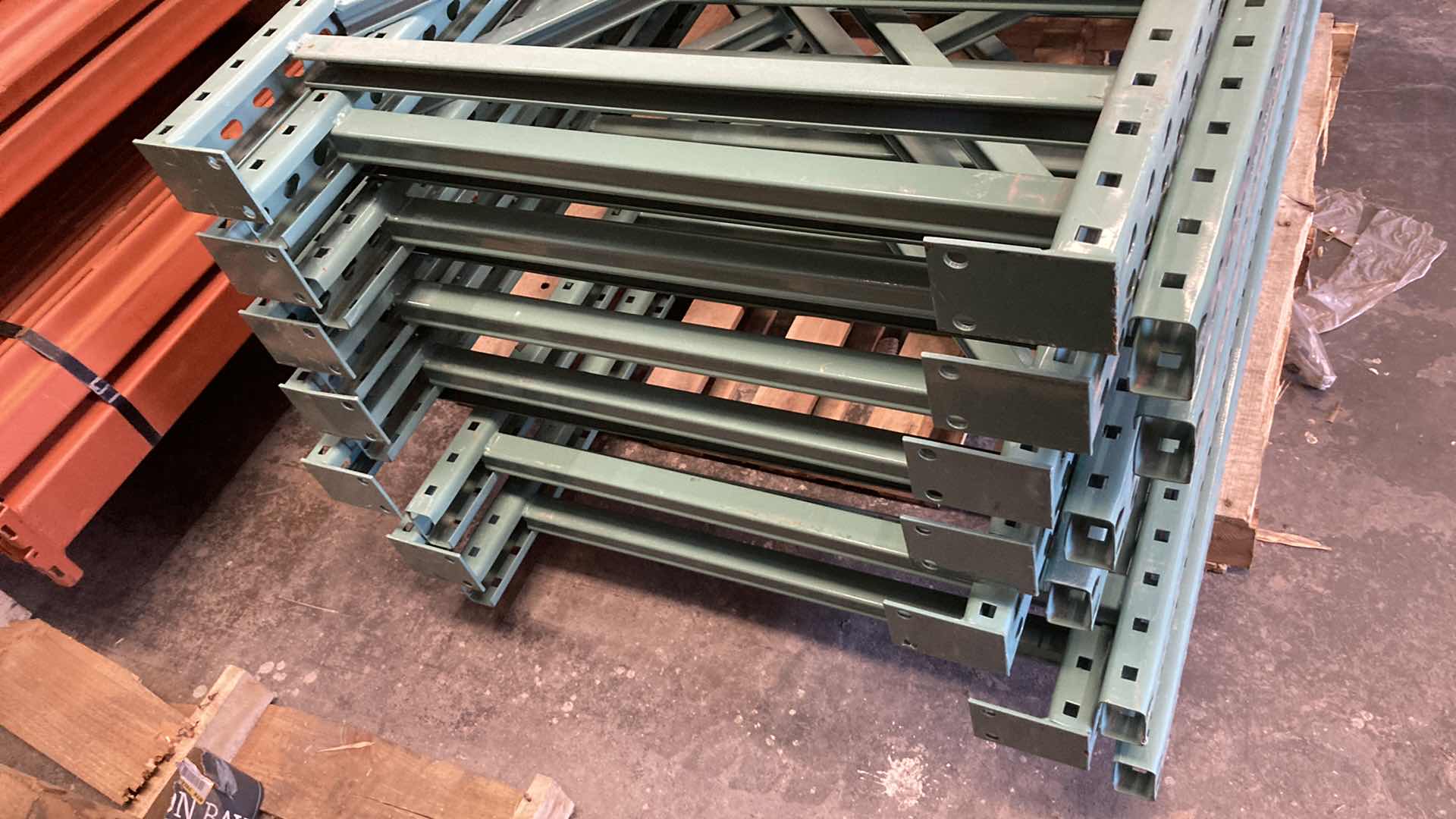 Photo 3 of HEAVY DUTY PALLET RACK UPRIGHTS ONLY (2) 34” X 72”