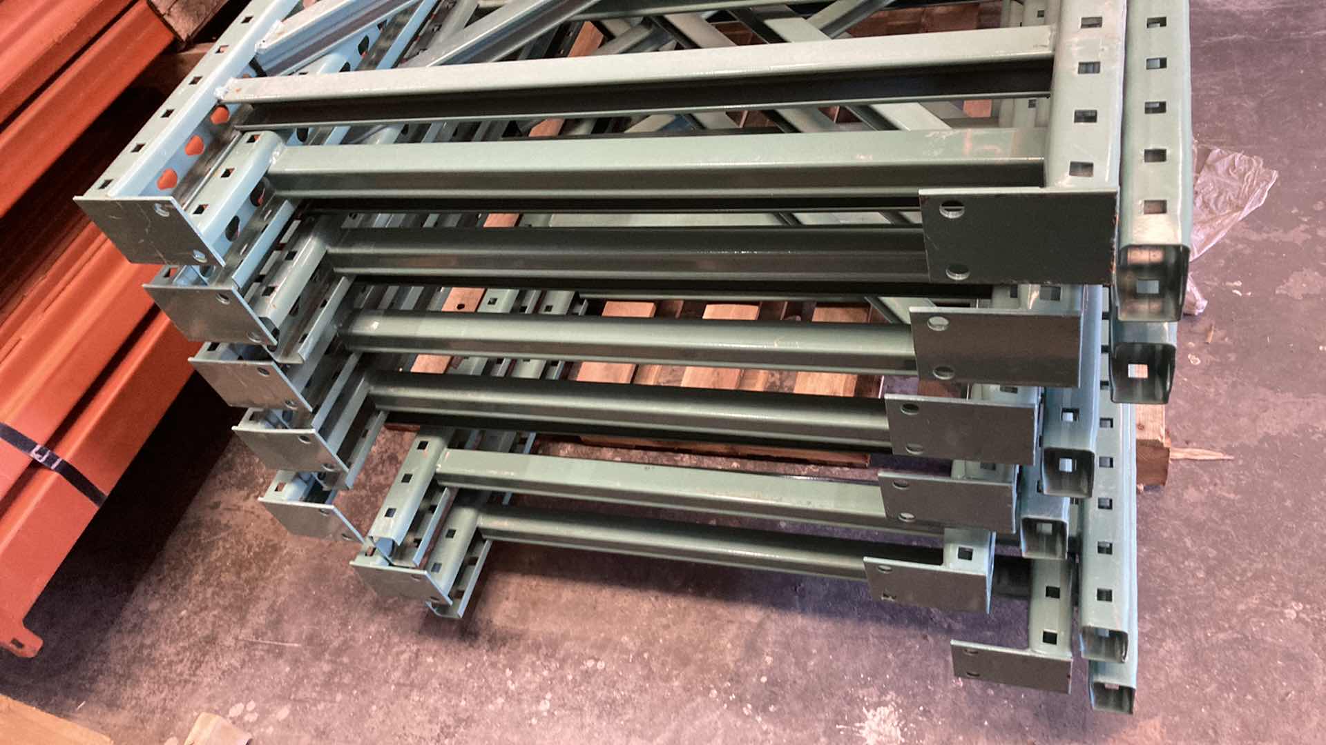 Photo 3 of HEAVY DUTY PALLET RACK UPRIGHTS ONLY (2) 34” X 72”