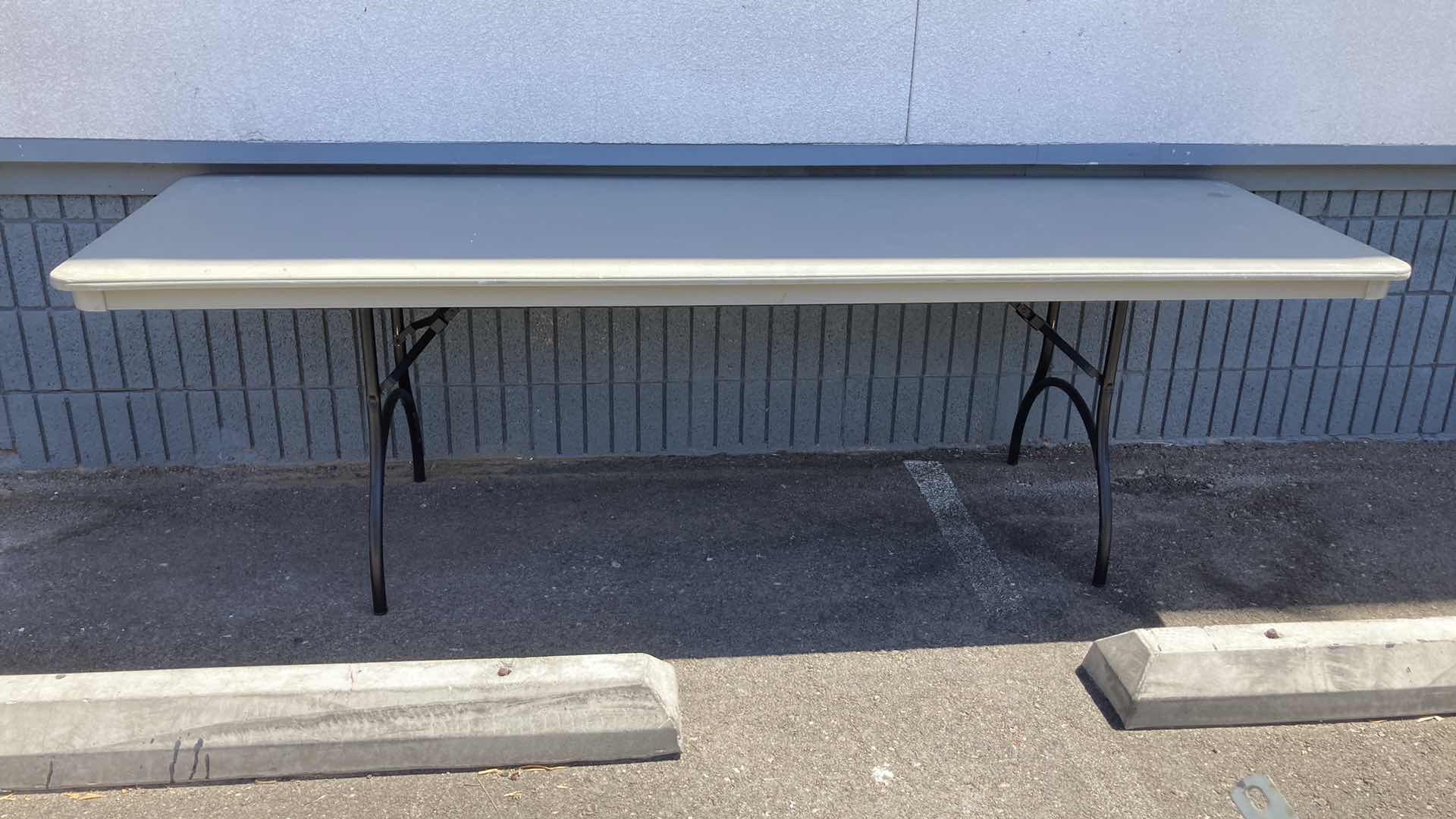 Photo 1 of MITY LITE ABS FOLDING TABLE 96” X 30” H29”