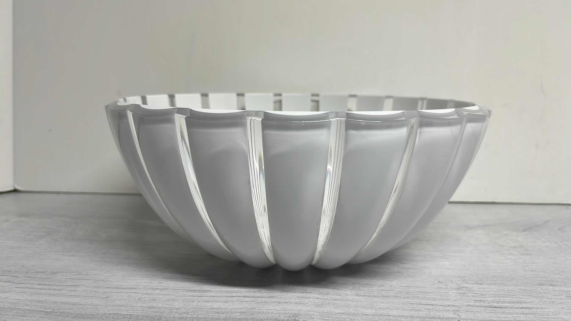 Photo 1 of GUZZINI GRACE CLEAR/WHITE 10” BOWL