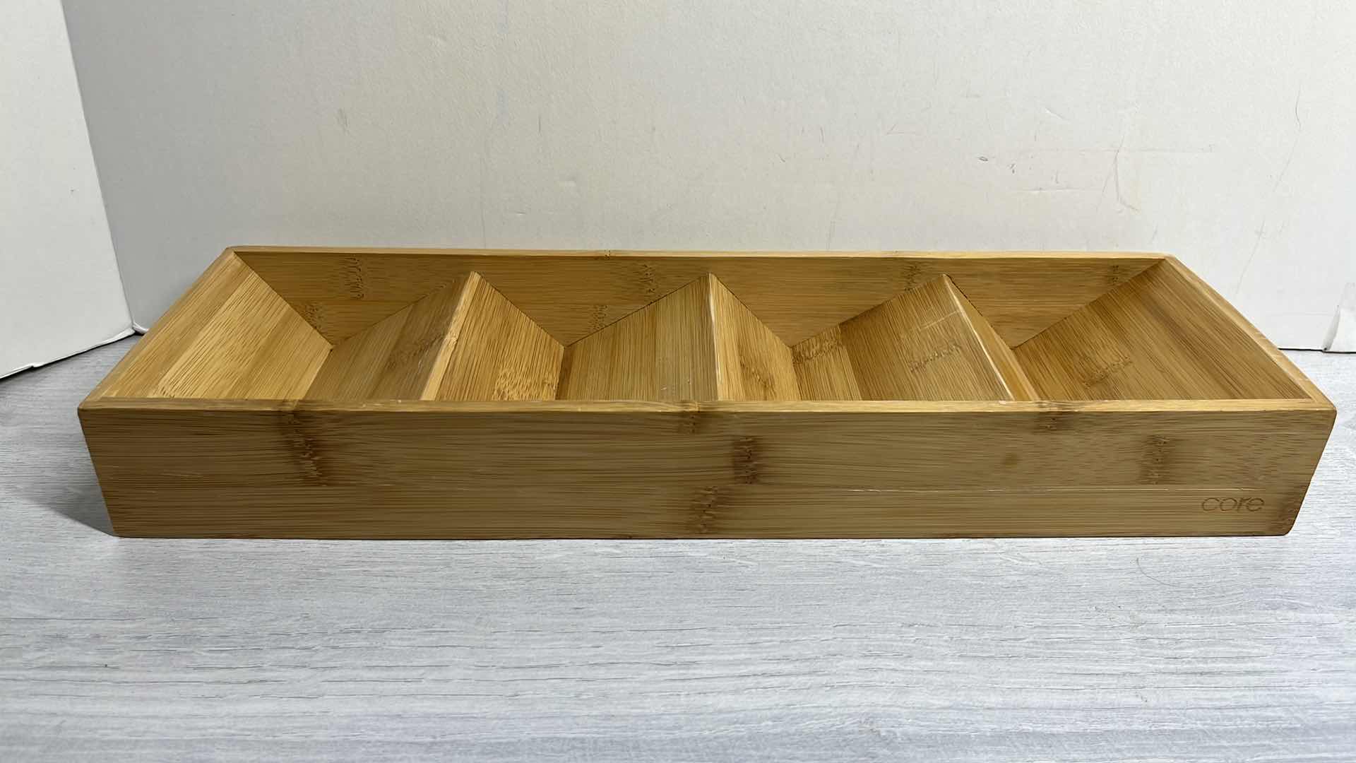 Photo 2 of CORE IN-DRAWER 4-TIER BAMBOO SPICE ORGANIZER 5.25” X 16.5” H2.25”